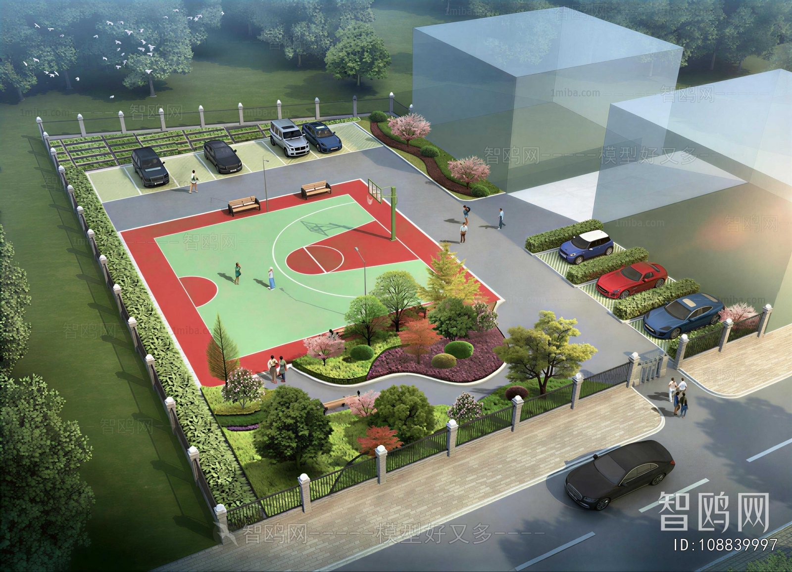 Modern Outdoor Sports Stadium