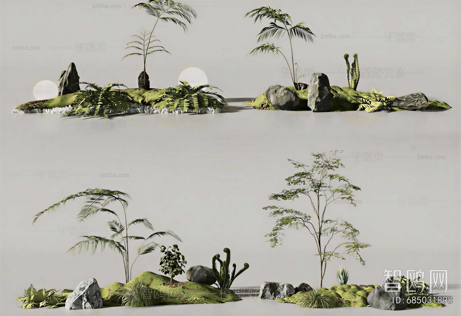 New Chinese Style Plant Landscaping