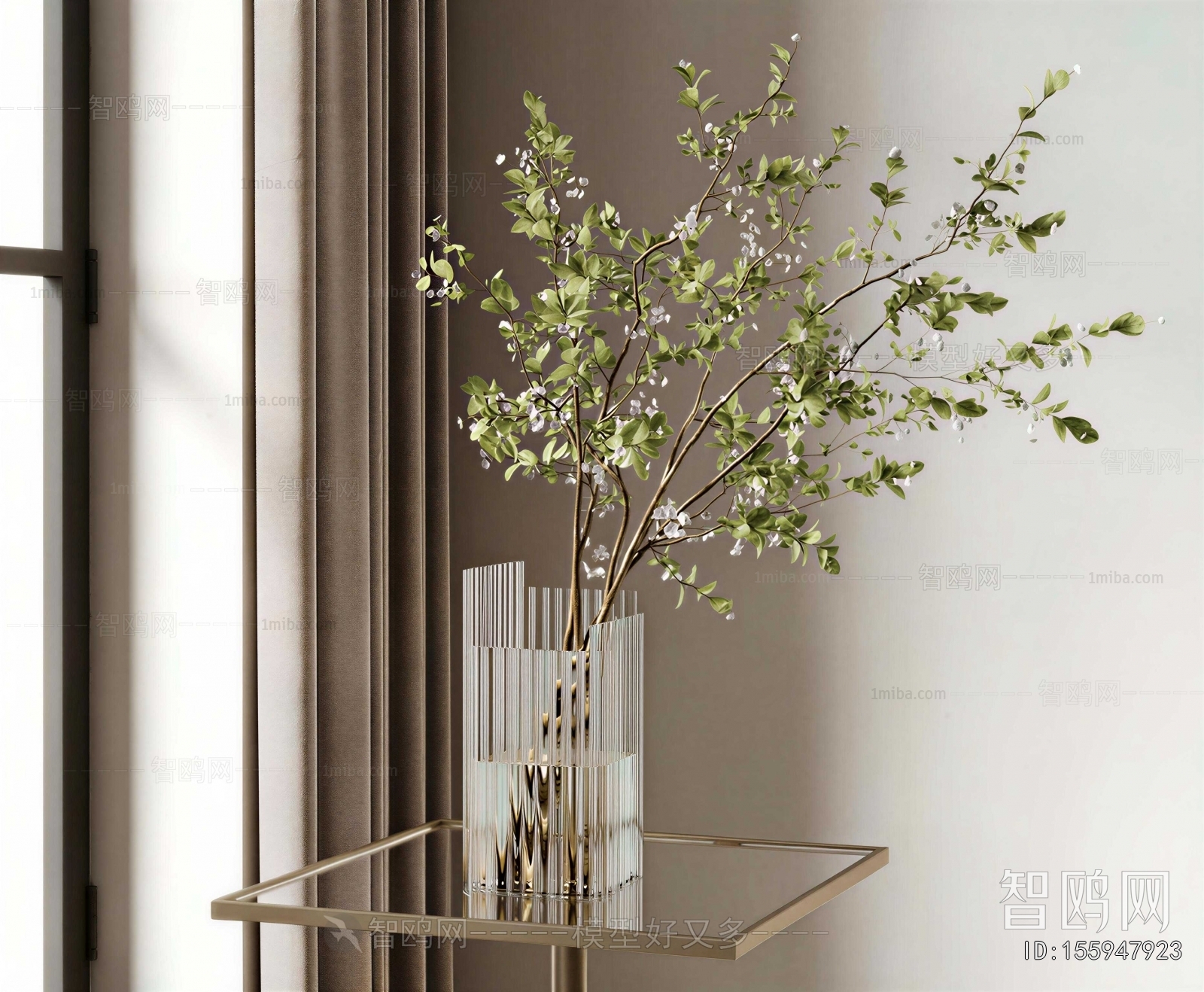 Modern Aquatic Green Plant
