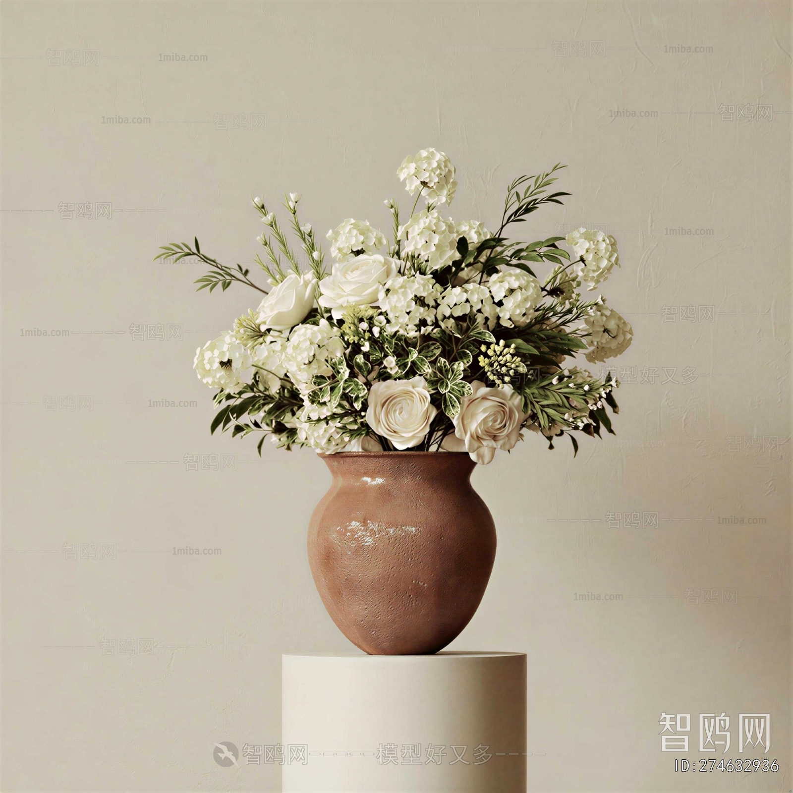 Wabi-sabi Style Flower Arrangement