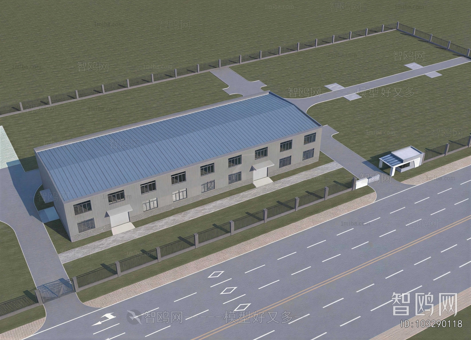 Modern Industrial Building
