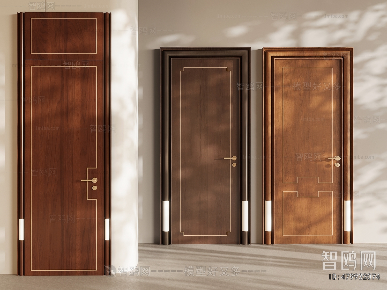 New Chinese Style Single Door