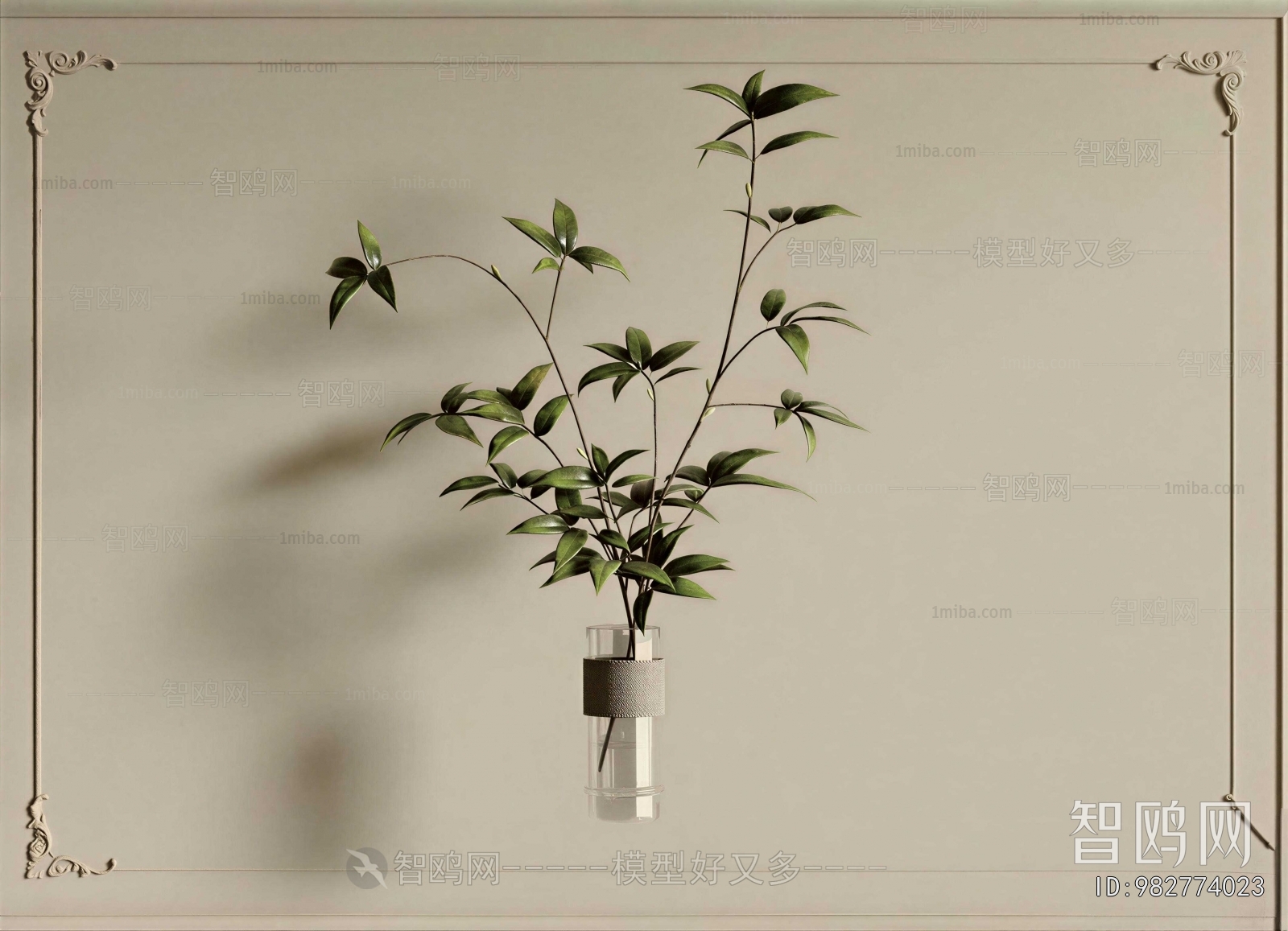 Modern Aquatic Green Plant