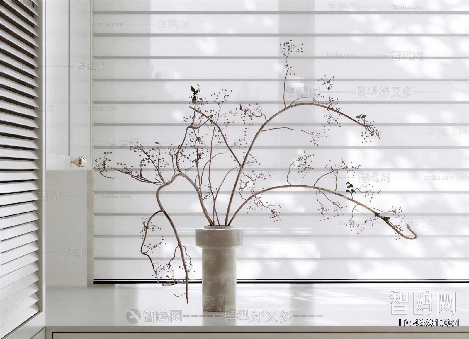 Wabi-sabi Style Dried Branch