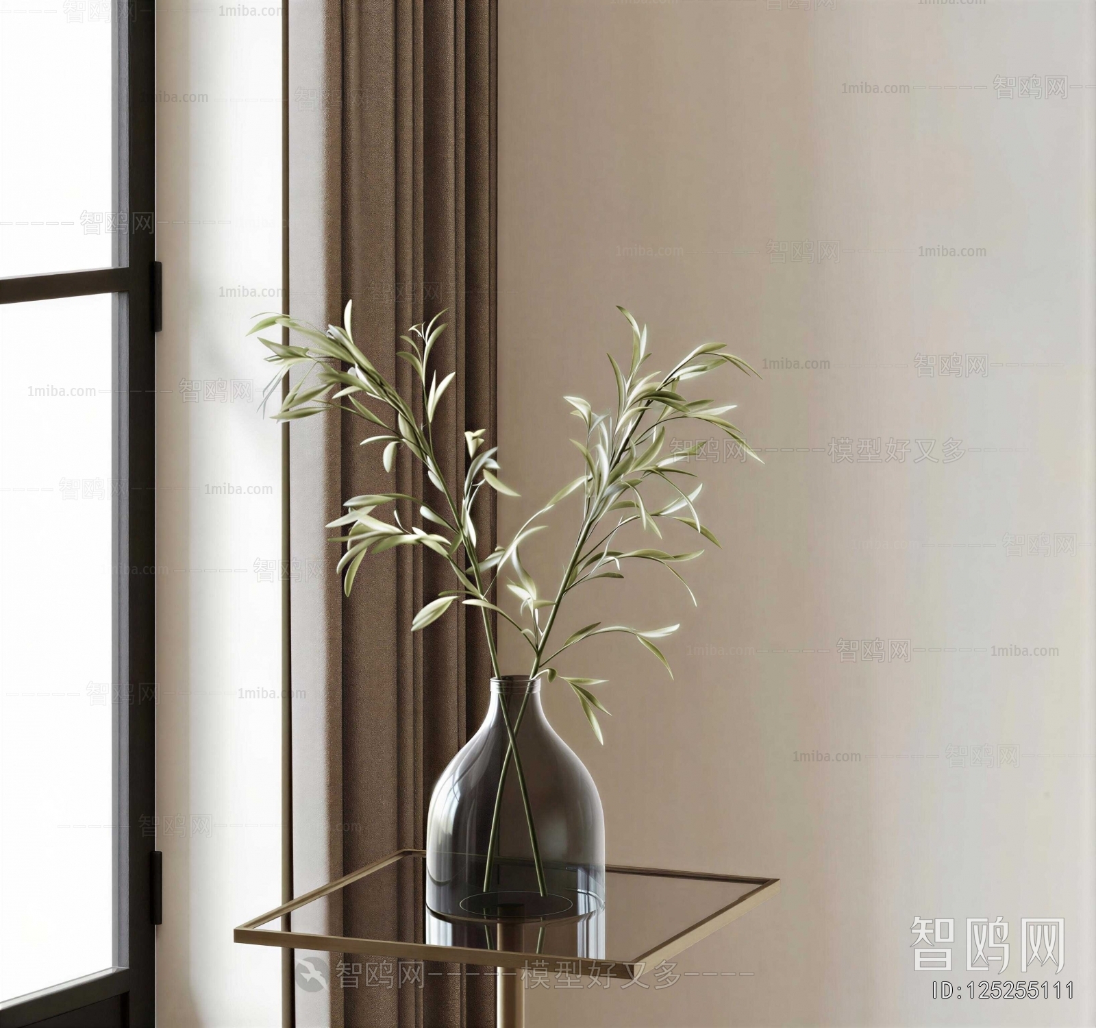 Modern Aquatic Green Plant