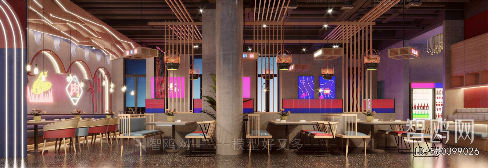 Industrial Style Barbecue Restaurant