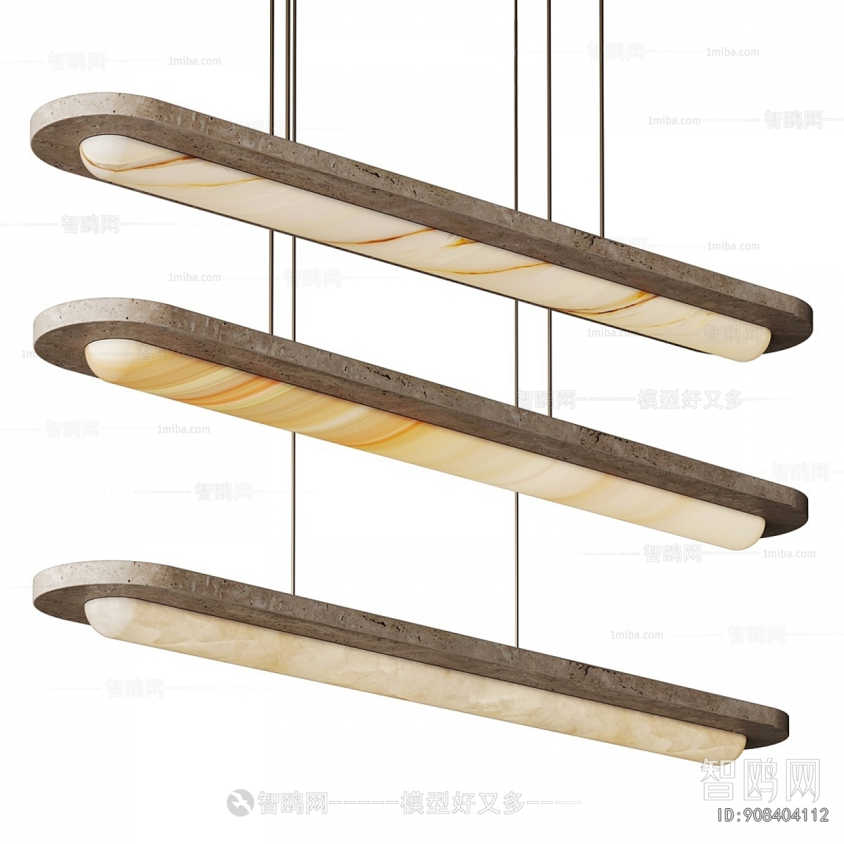 Modern Long Chandelier