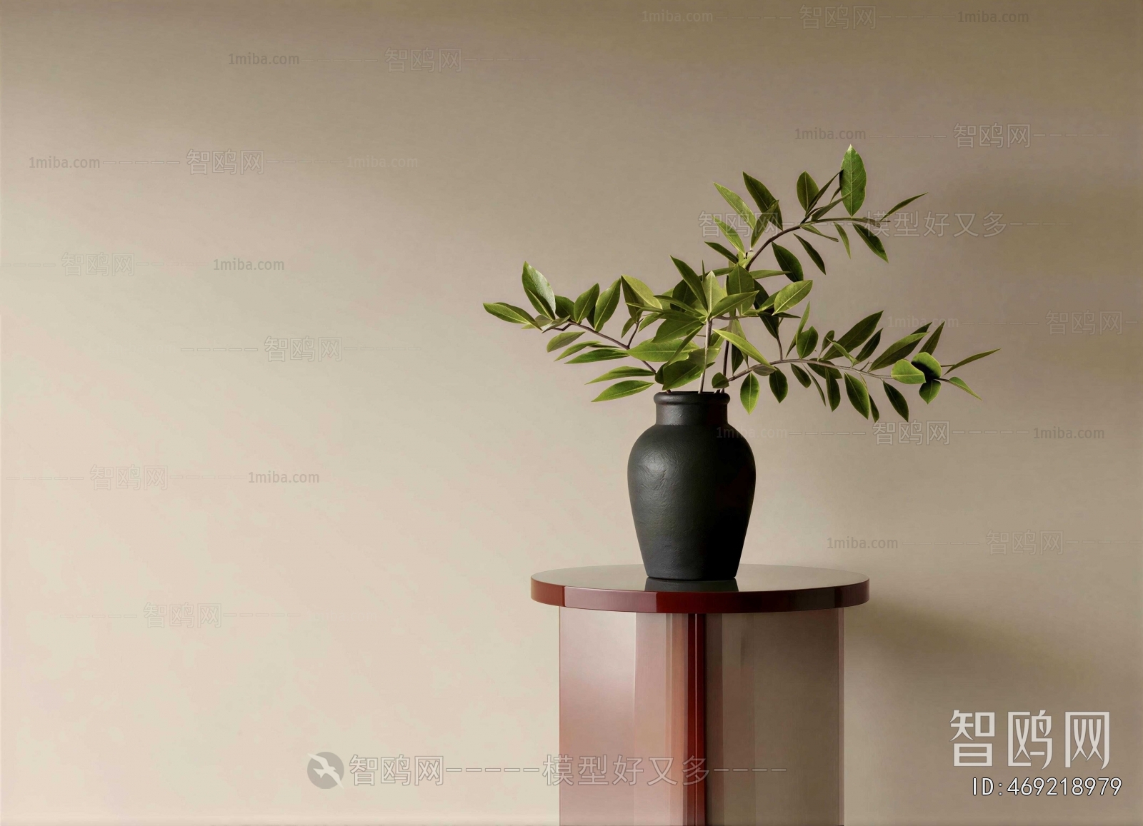 Modern Aquatic Green Plant