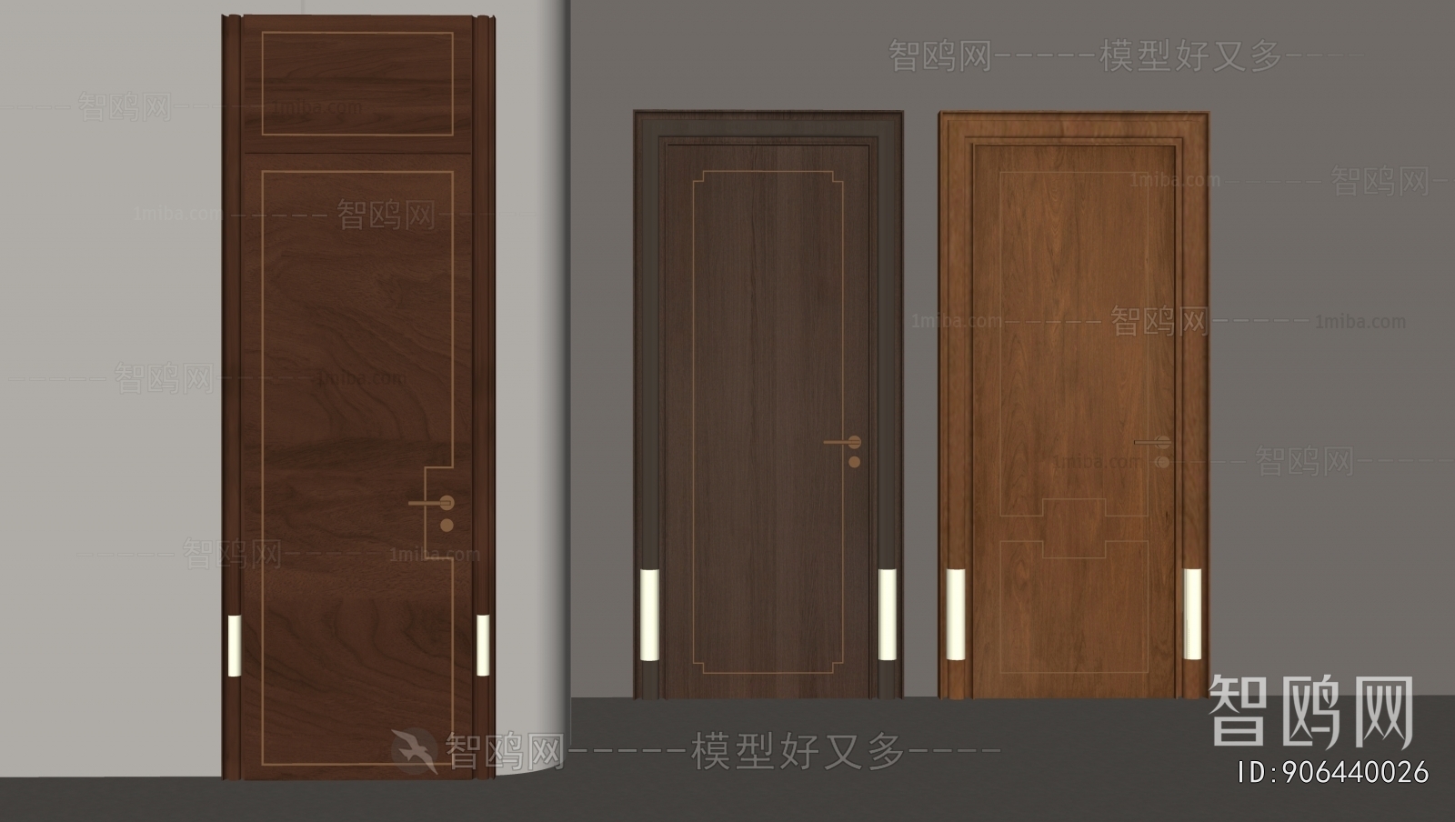 New Chinese Style Single Door