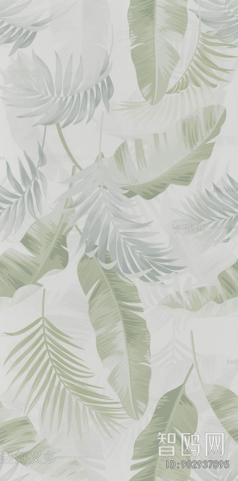 Animal And Plant Pattern Wallpaper