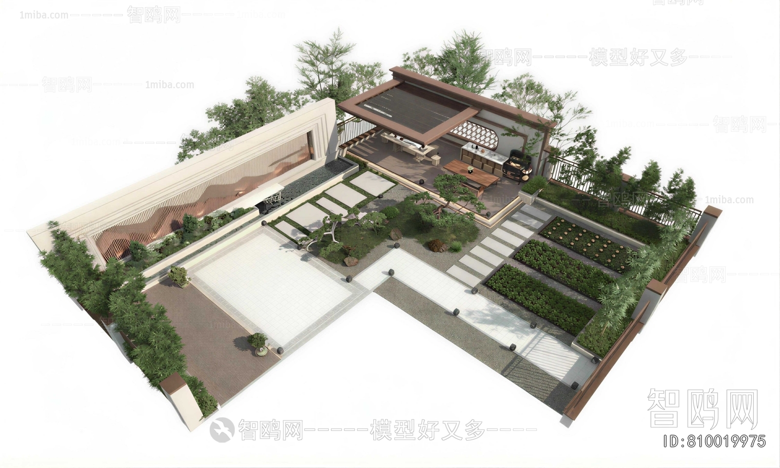 New Chinese Style Courtyard/landscape