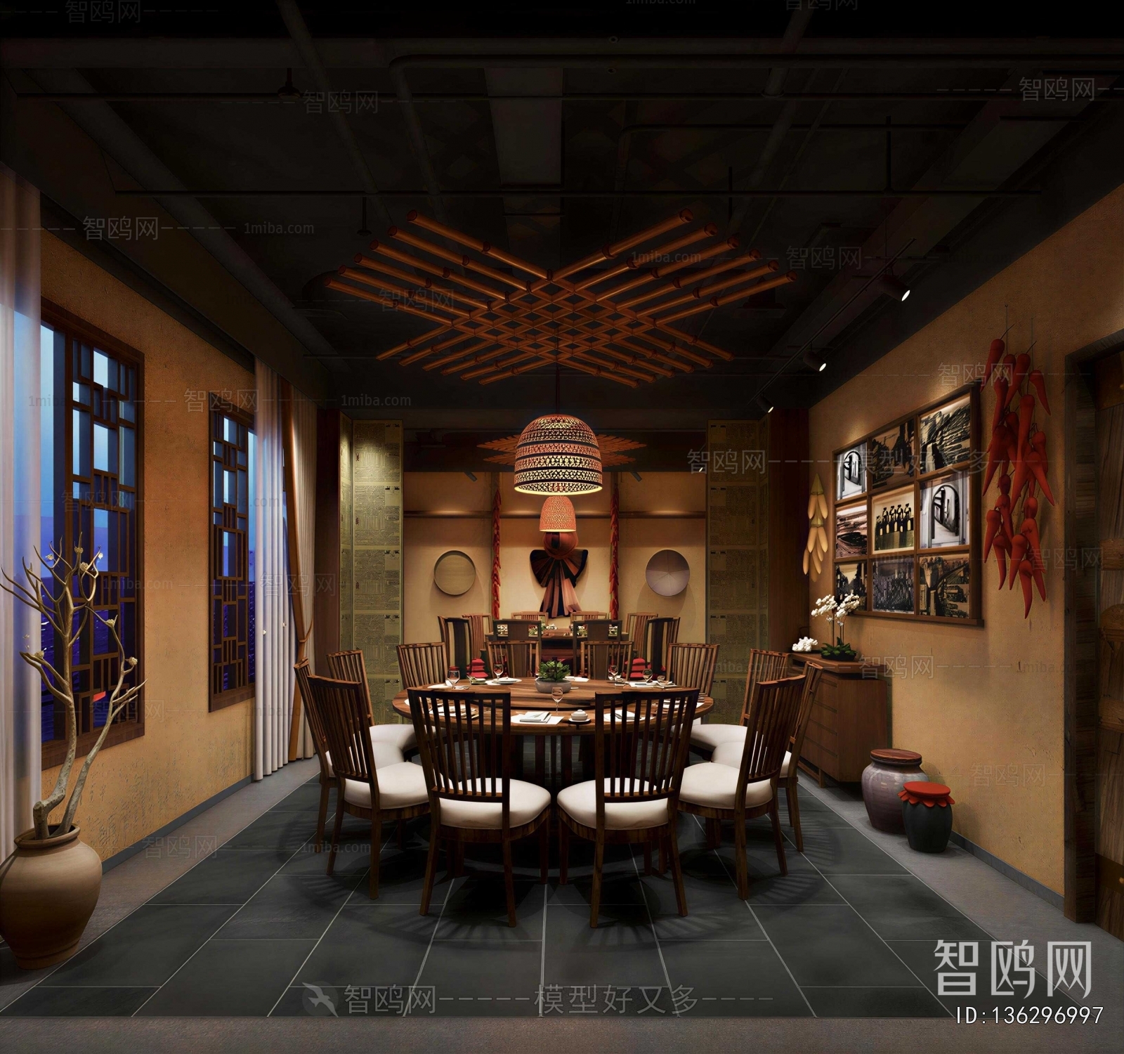 New Chinese Style Restaurant Box