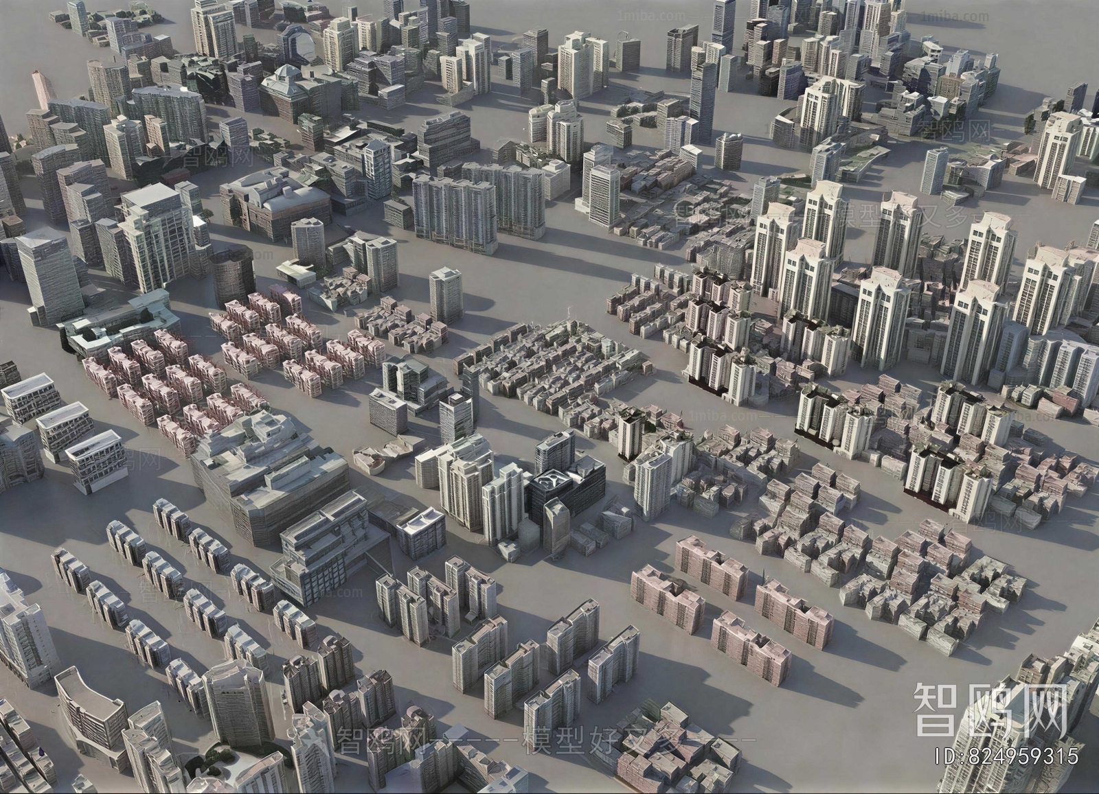 Modern Architectural Bird's-eye View Planning
