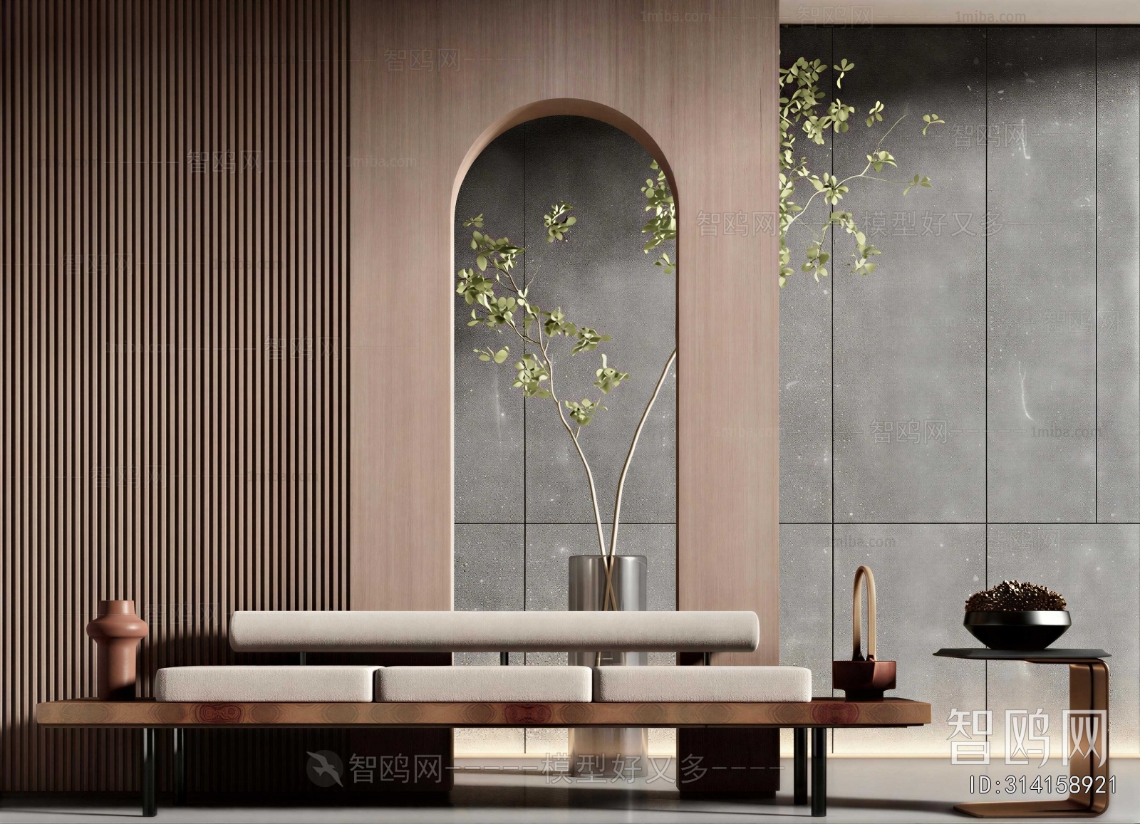 New Chinese Style Bench