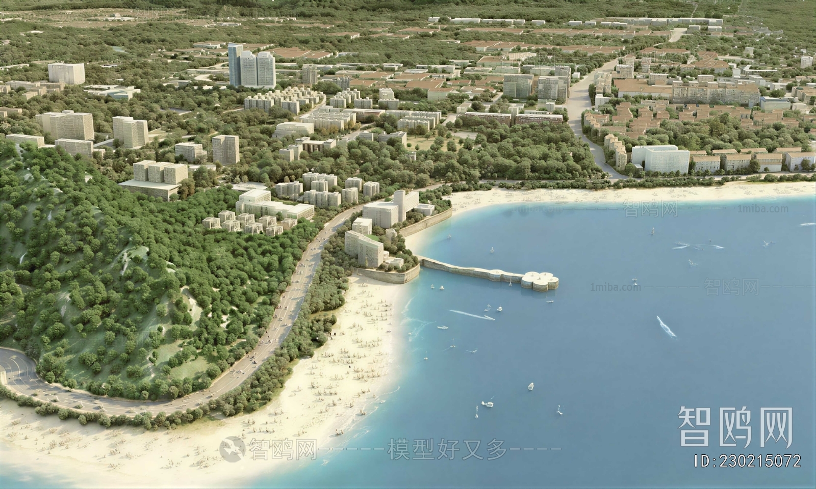 Modern Architectural Bird's-eye View Planning