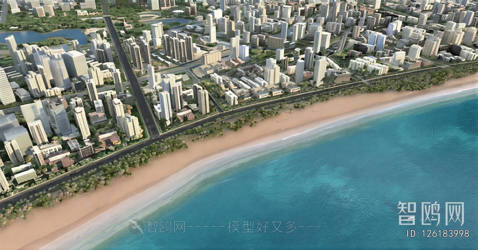 Modern Architectural Bird's-eye View Planning