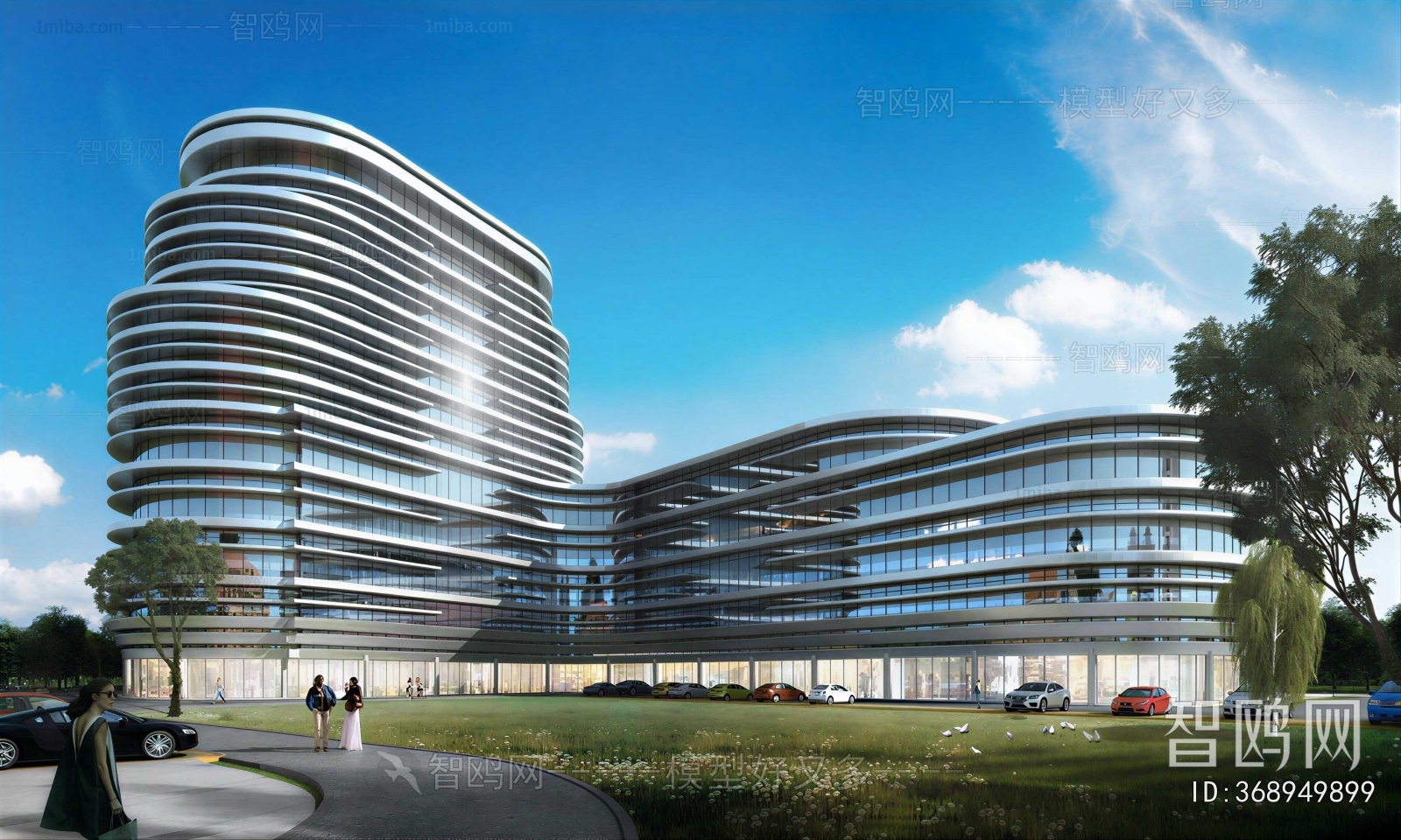 Modern Appearance Of Commercial Building