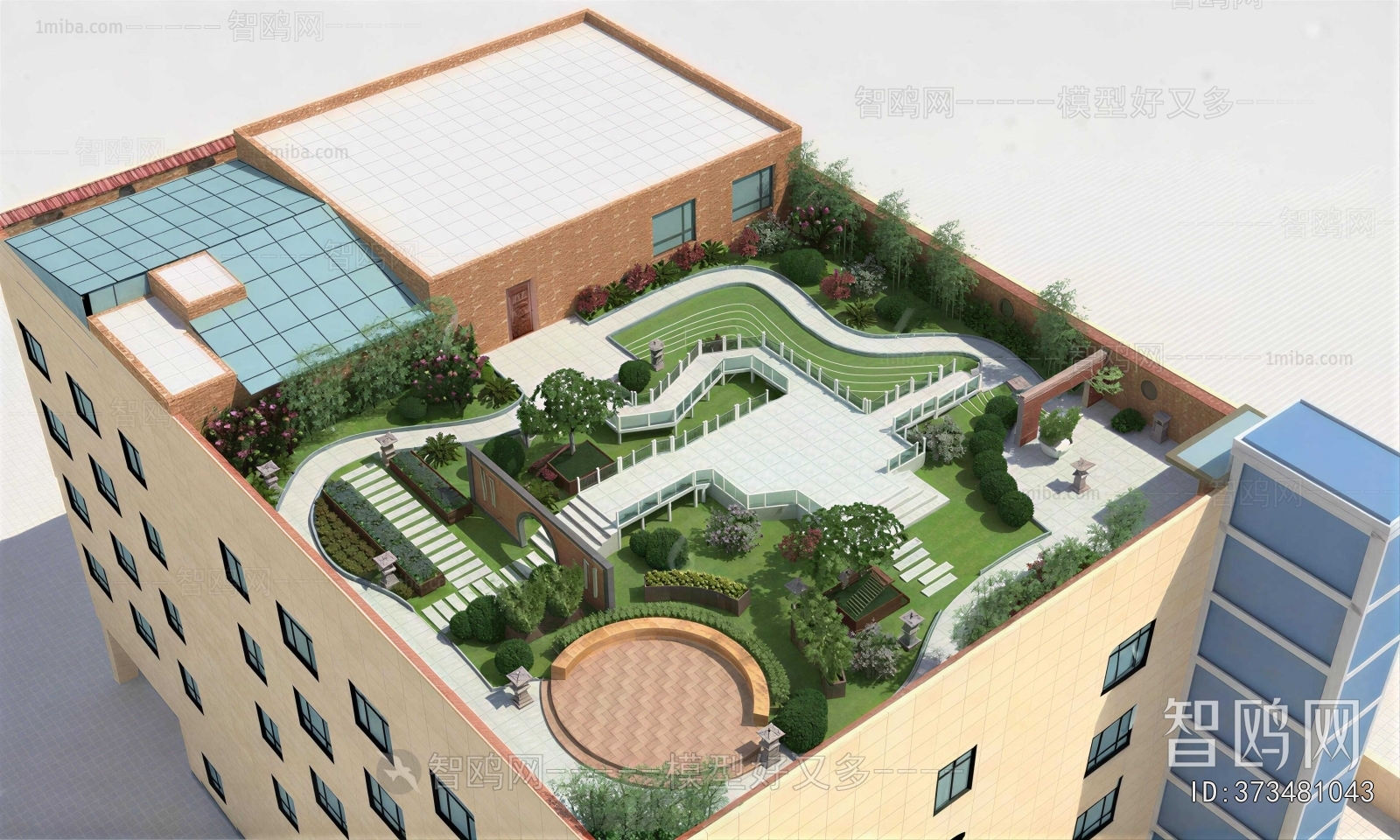 New Chinese Style Courtyard/landscape