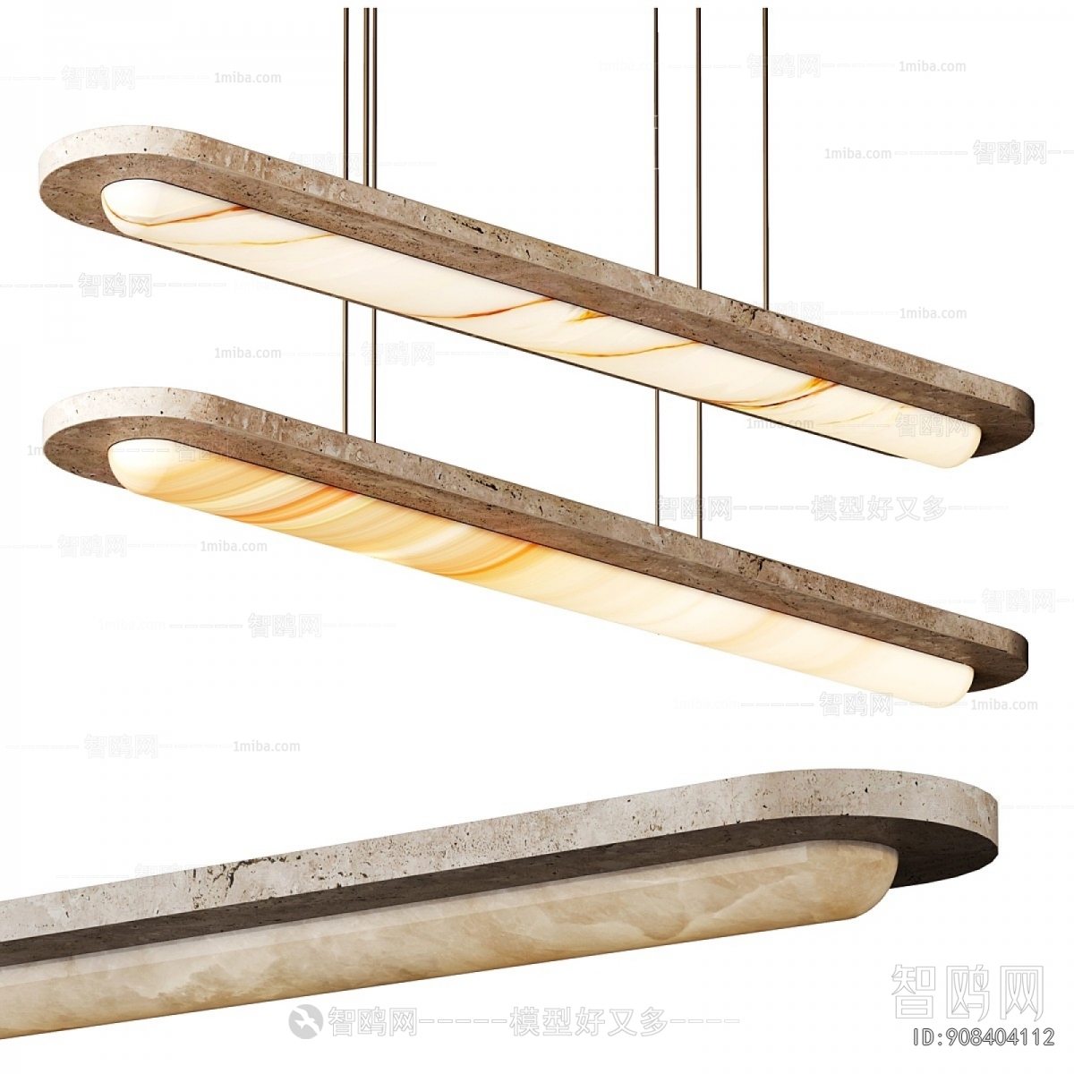 Modern Long Chandelier