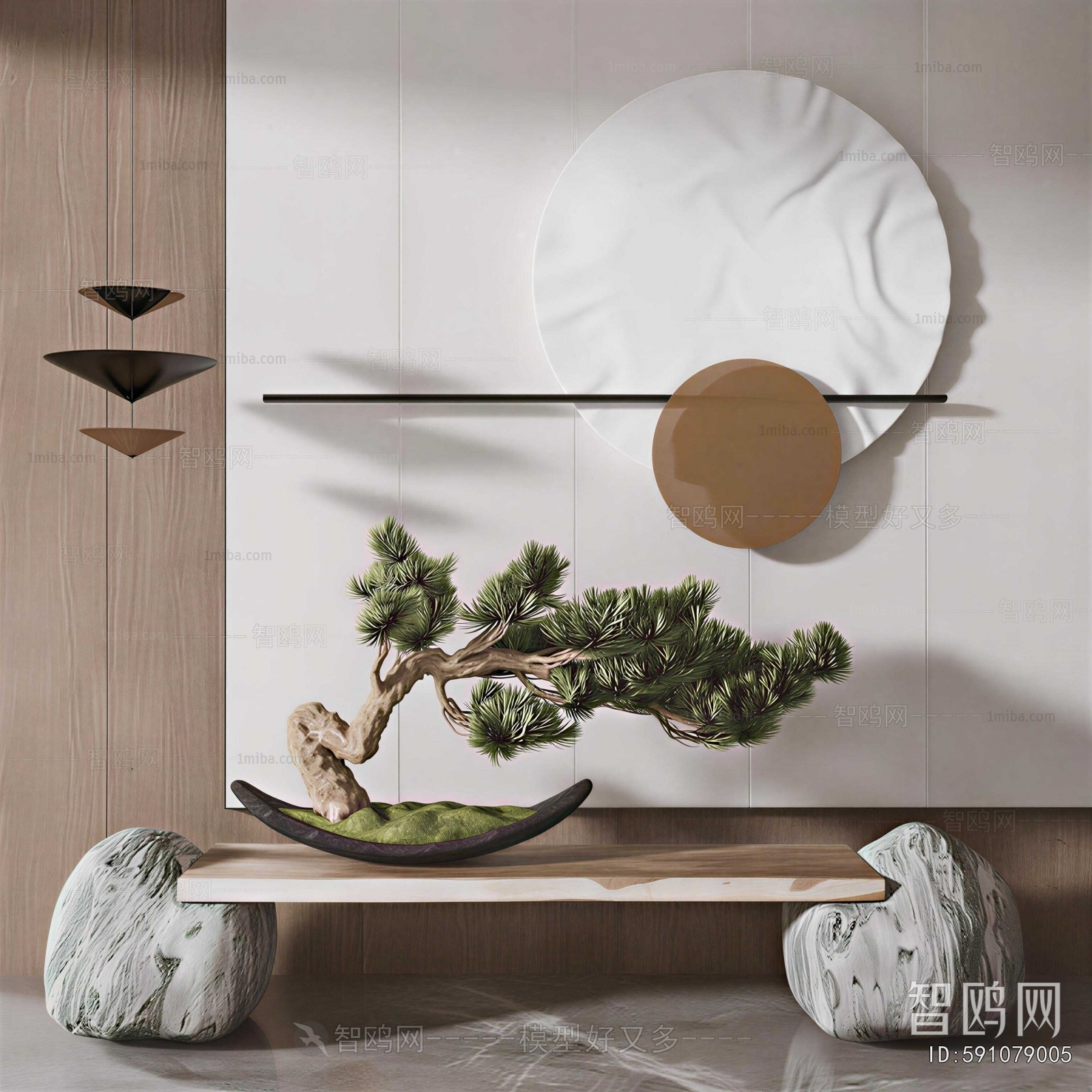 New Chinese Style Bonsai