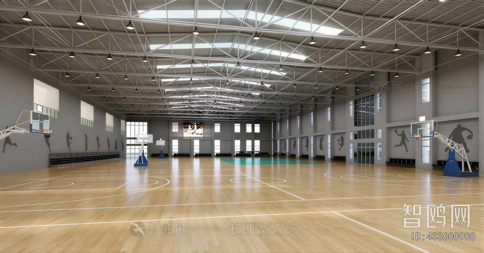 Modern Basketball Arena
