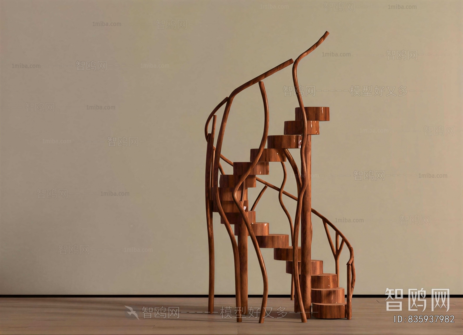Modern Rotating Staircase