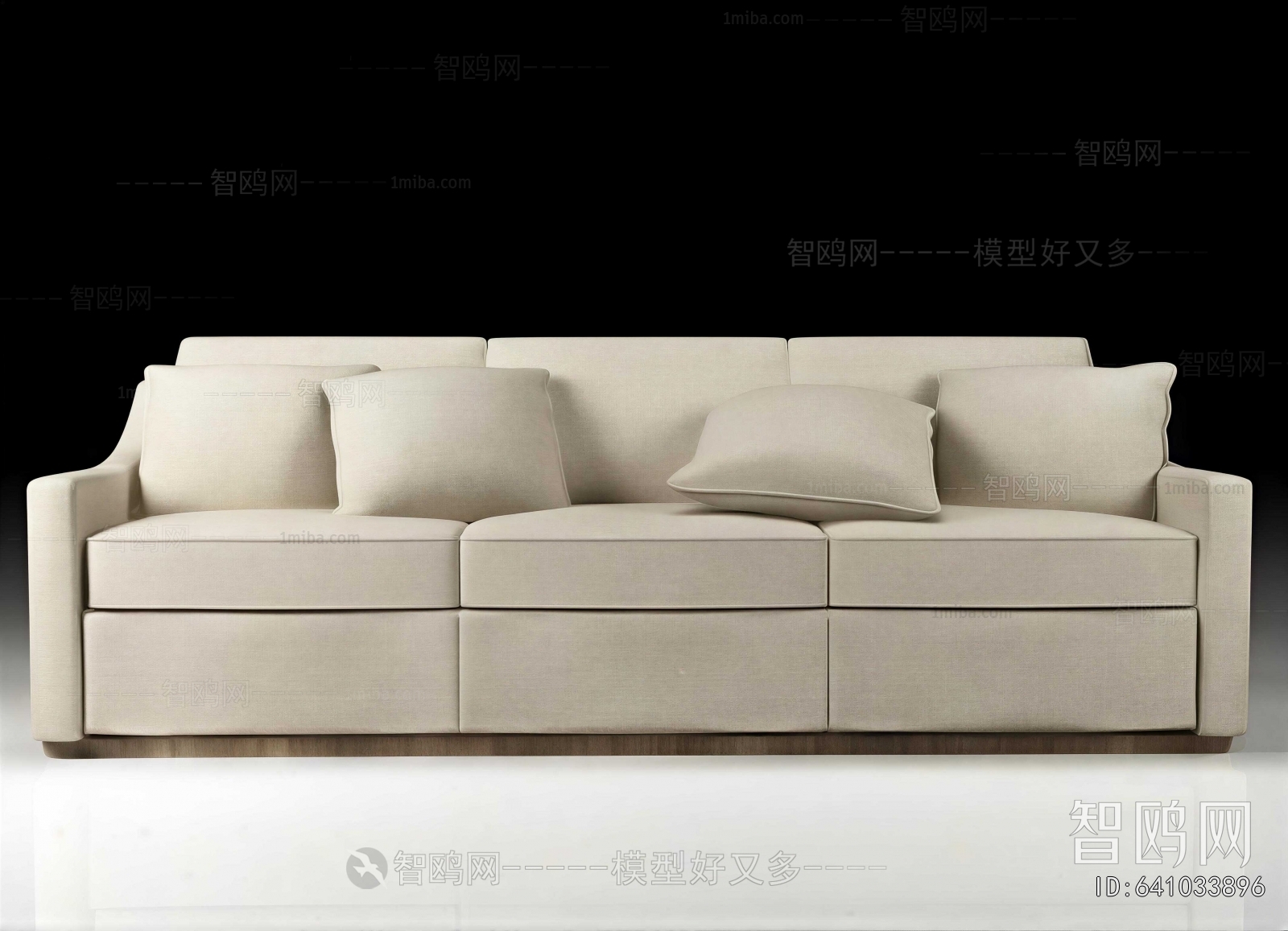 Modern Three-seat Sofa