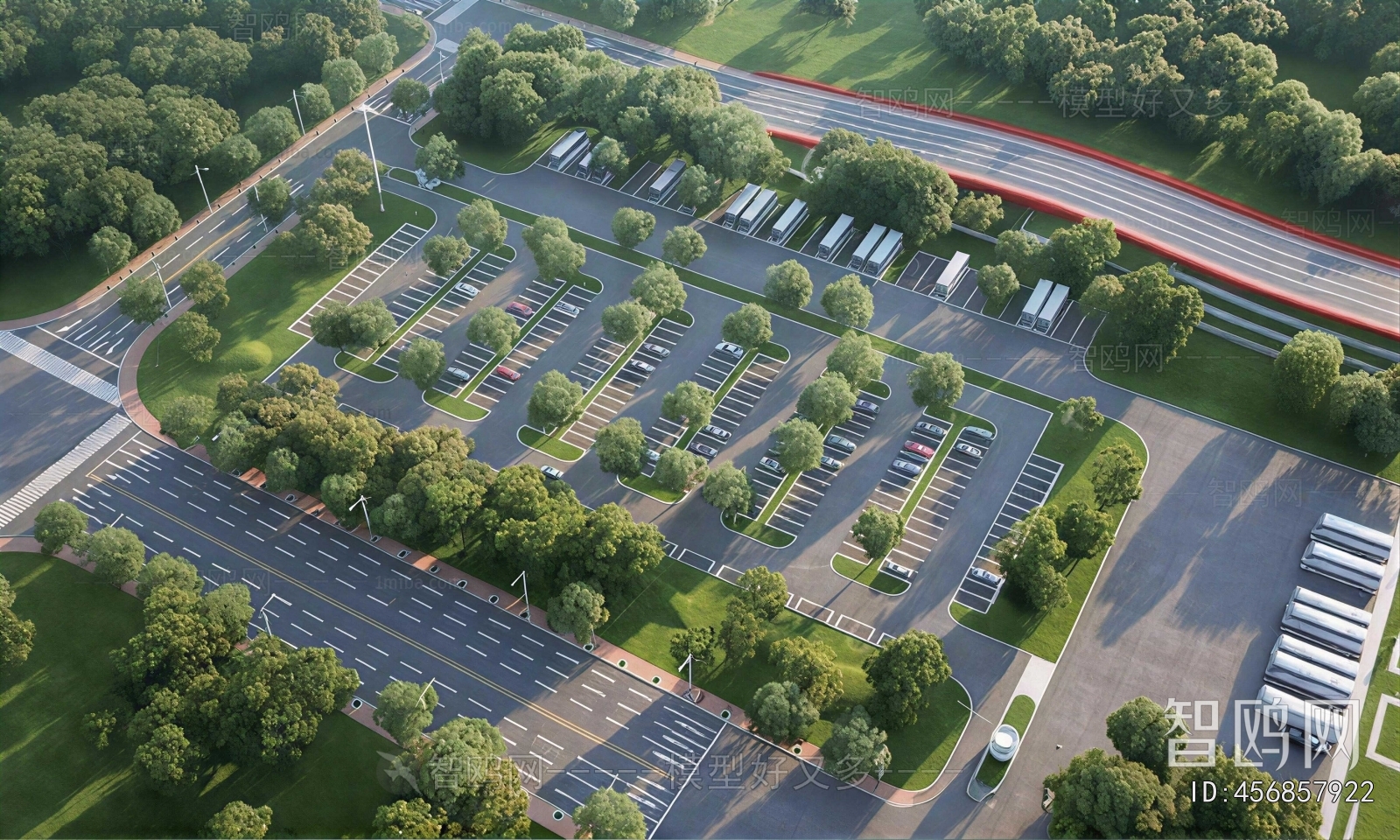 Chinese Style Architectural Bird's-eye View Planning