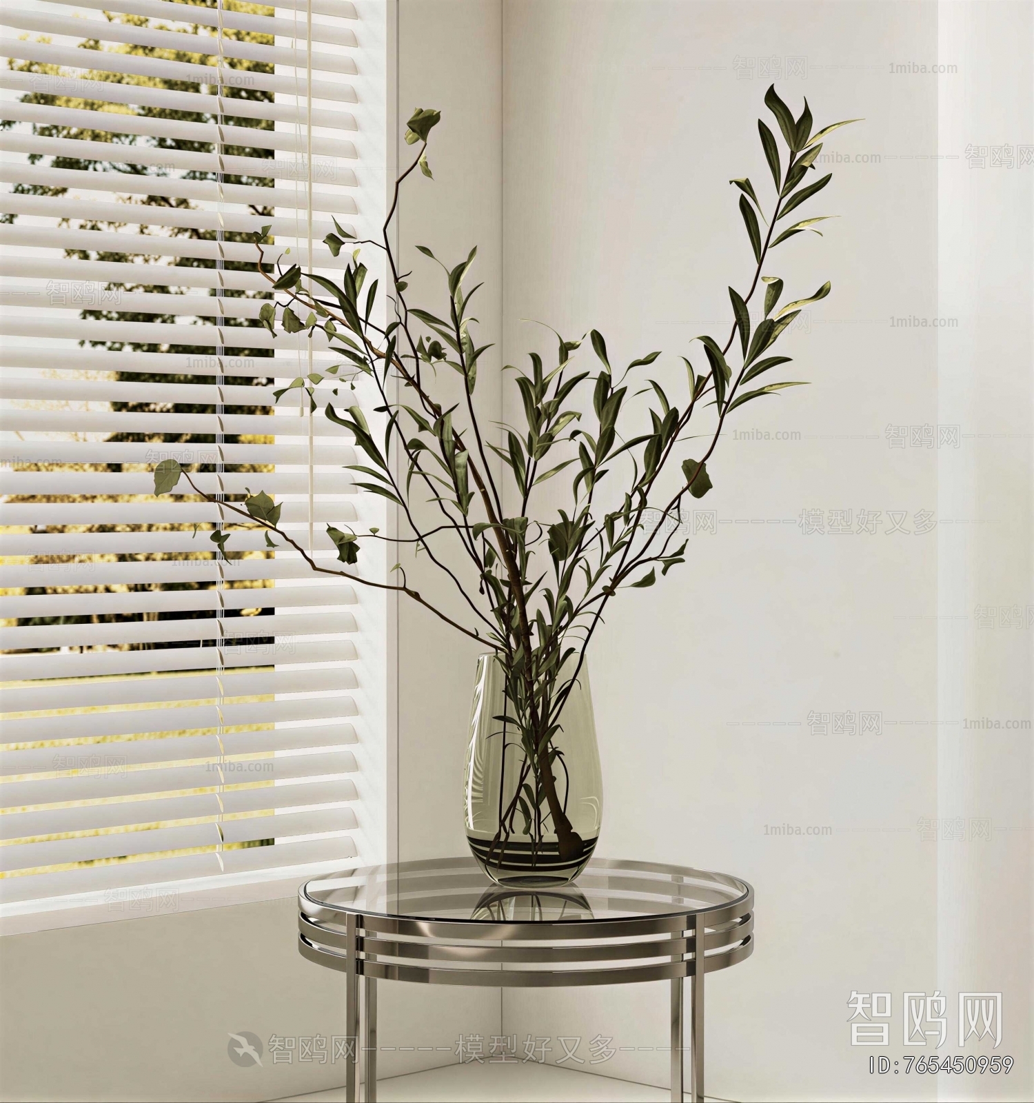 Modern Aquatic Green Plant