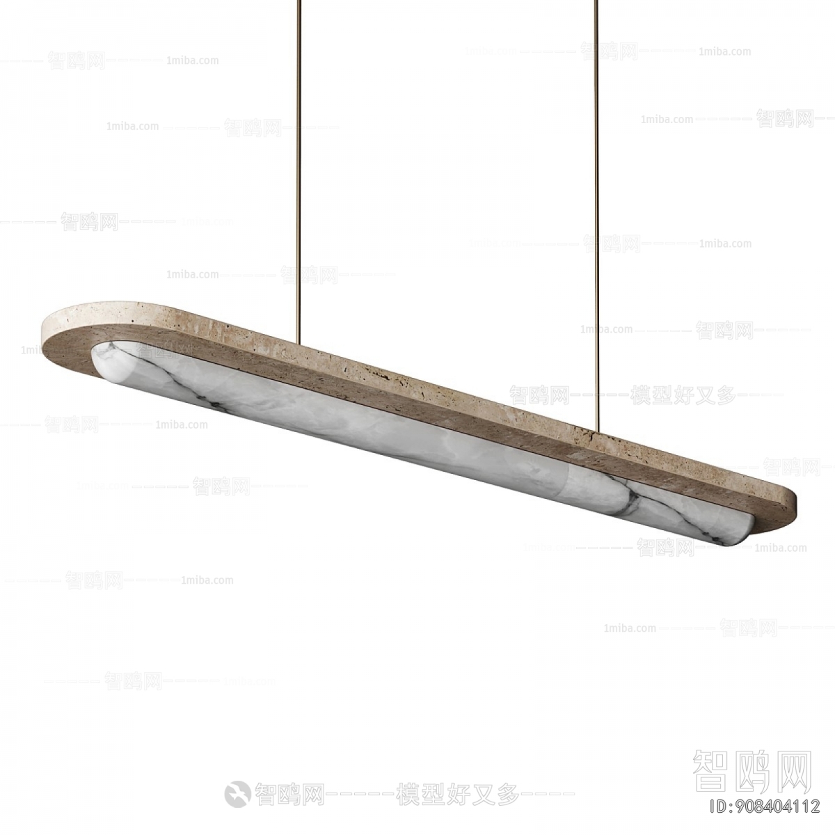 Modern Long Chandelier