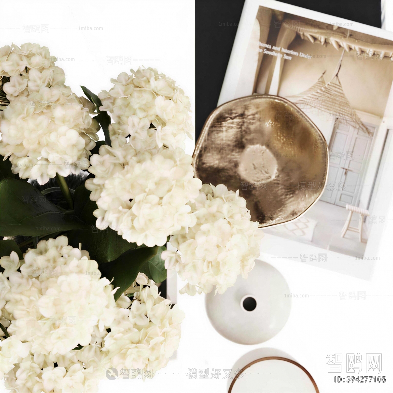 Wabi-sabi Style Flower Arrangement