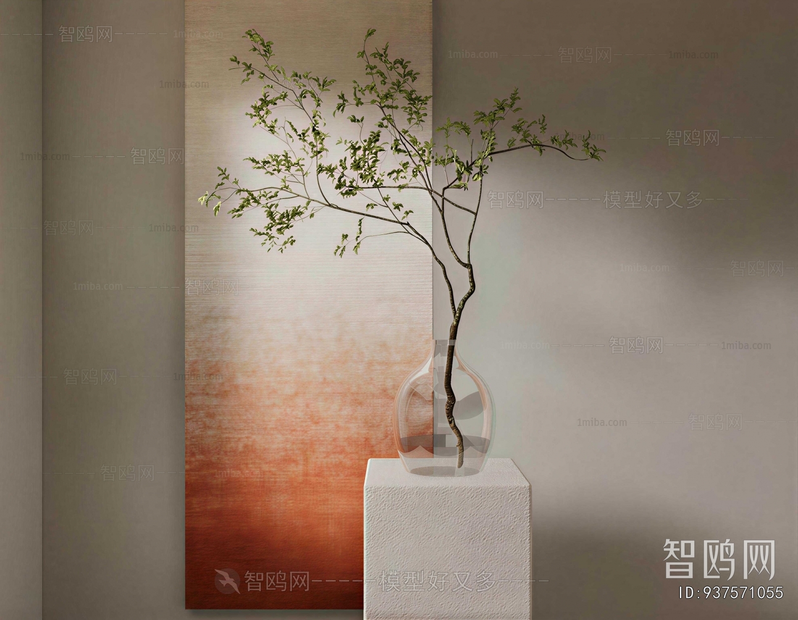 Modern Aquatic Green Plant