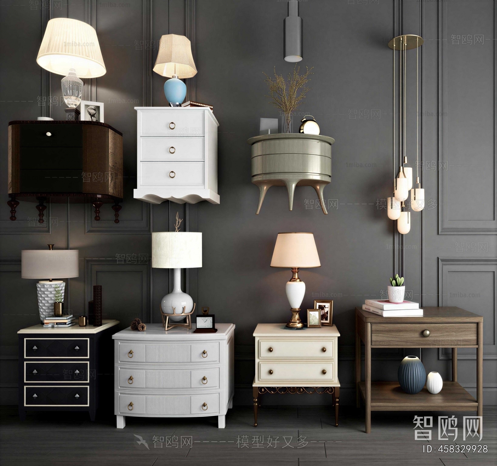 American Style Bedside Cupboard