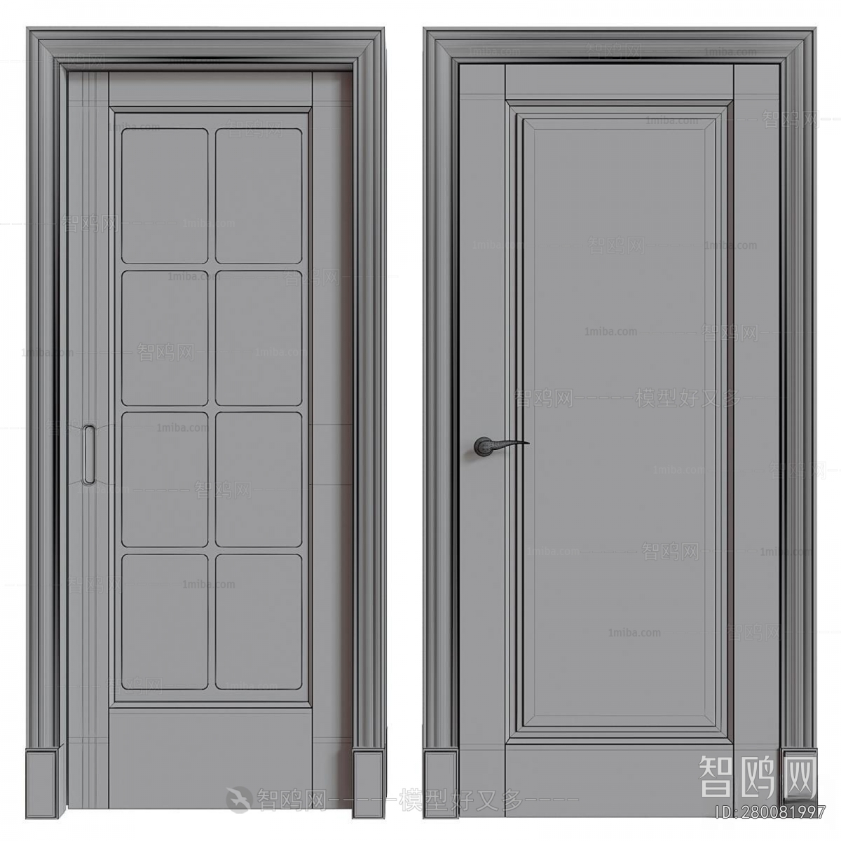 Modern Single Door