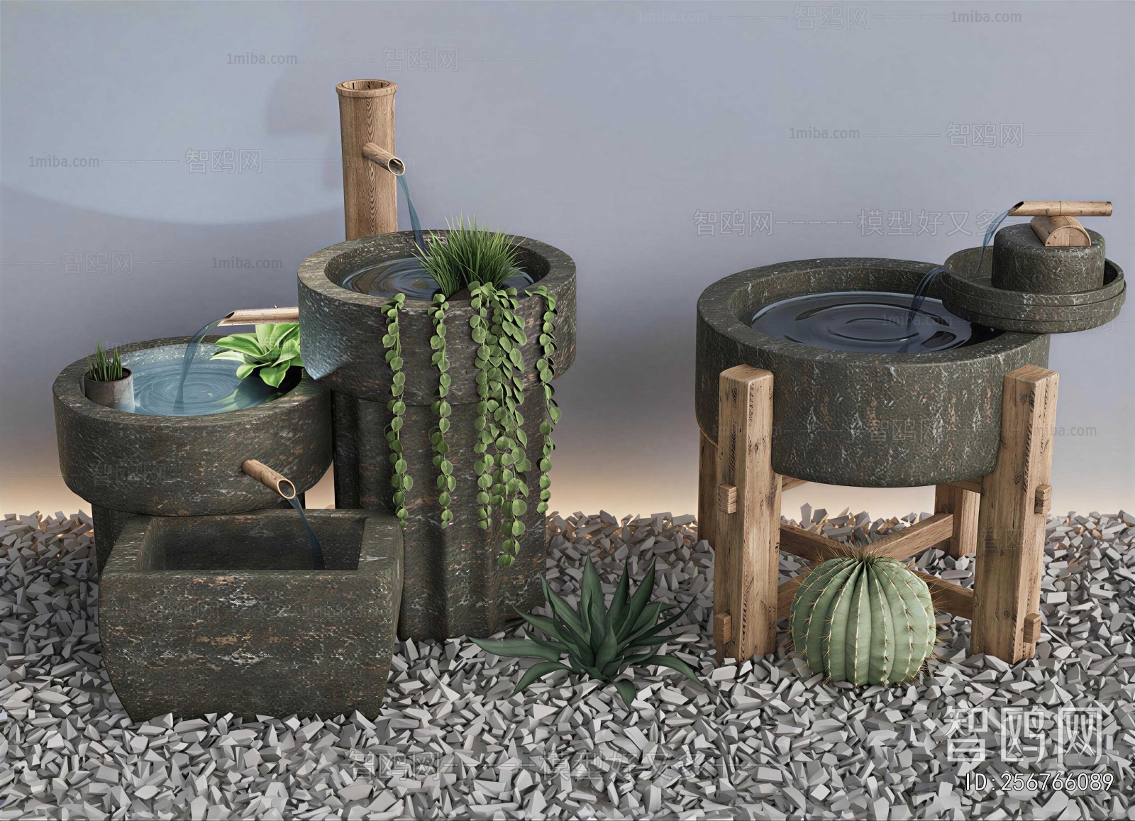 Japanese Style Rockery Waterscape