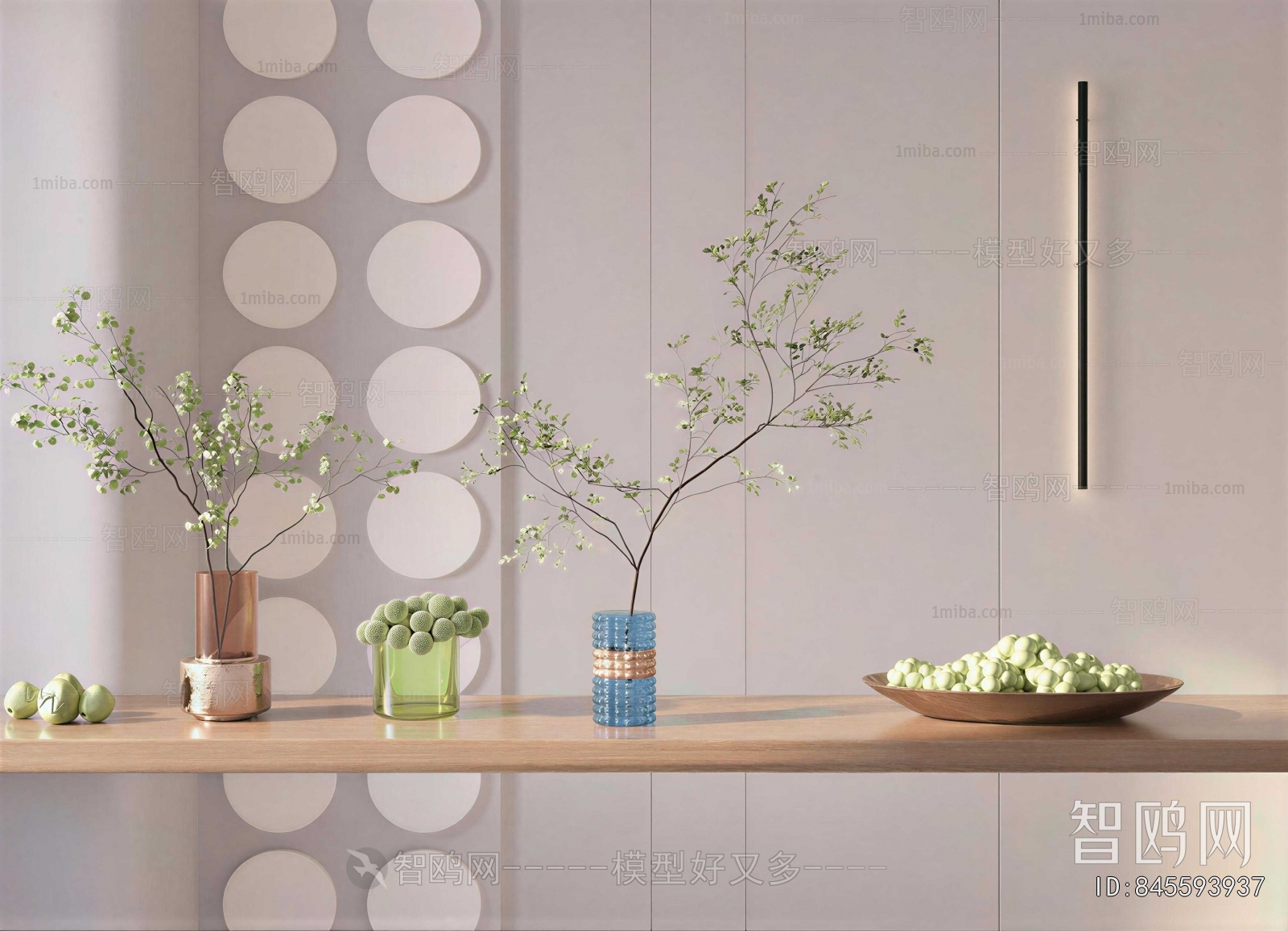 Modern Aquatic Green Plant