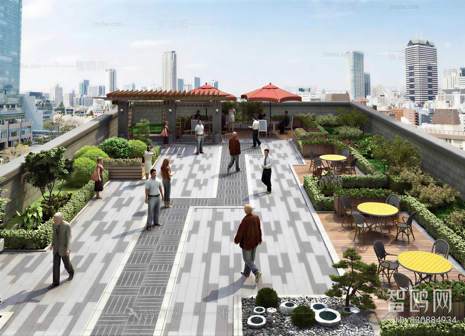 Modern Park Landscape