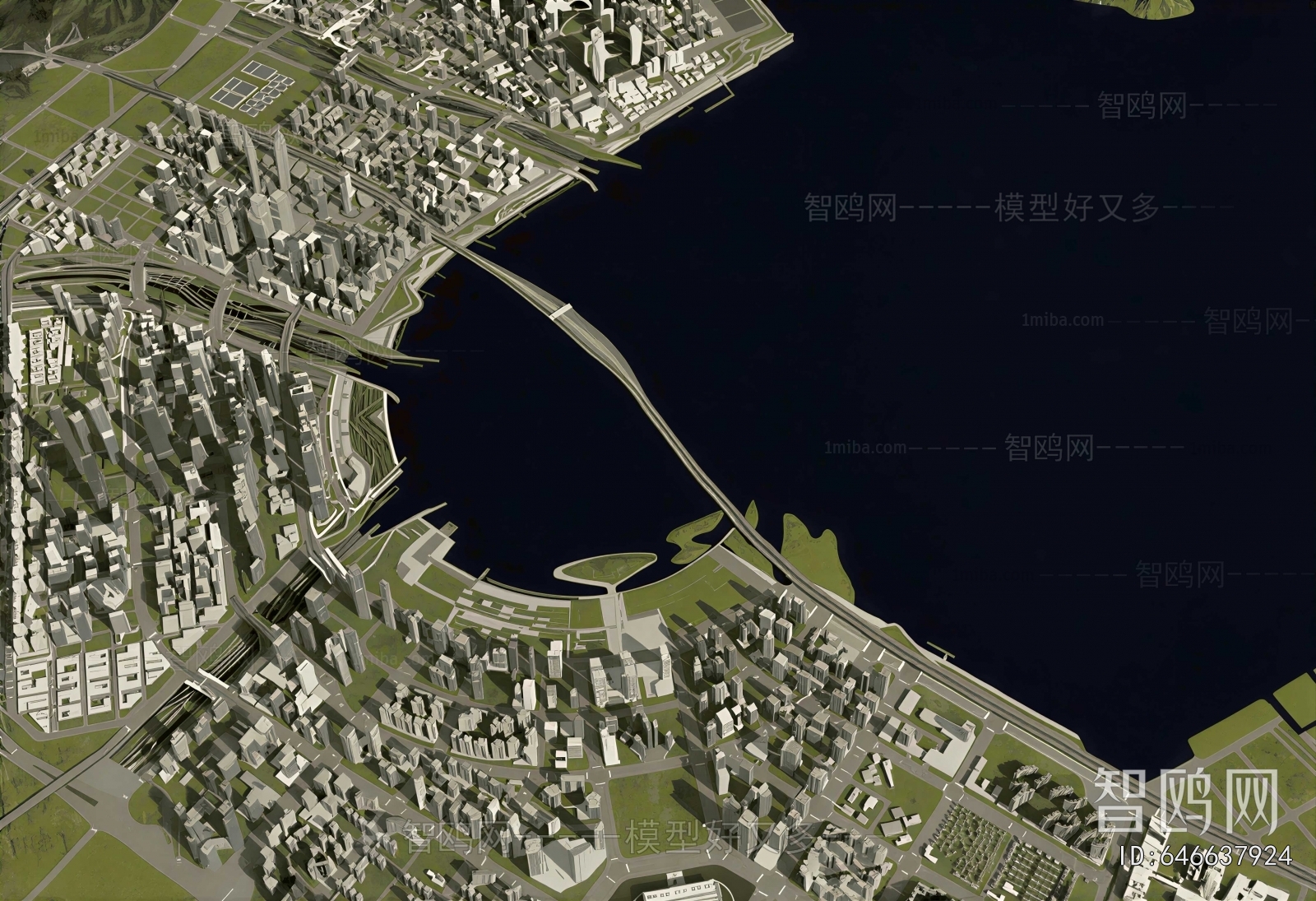 Modern Architectural Bird's-eye View Planning