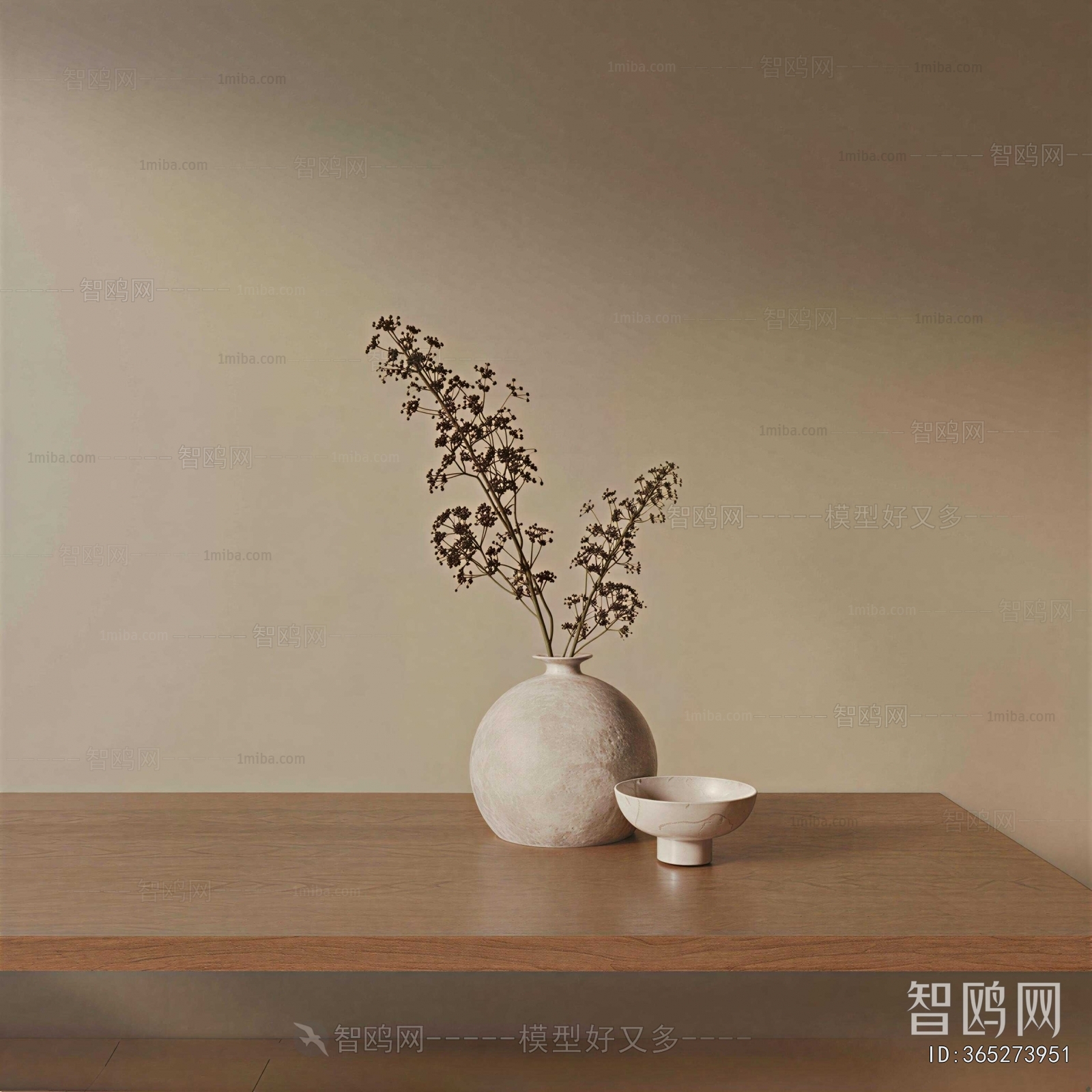 Wabi-sabi Style Dried Branch