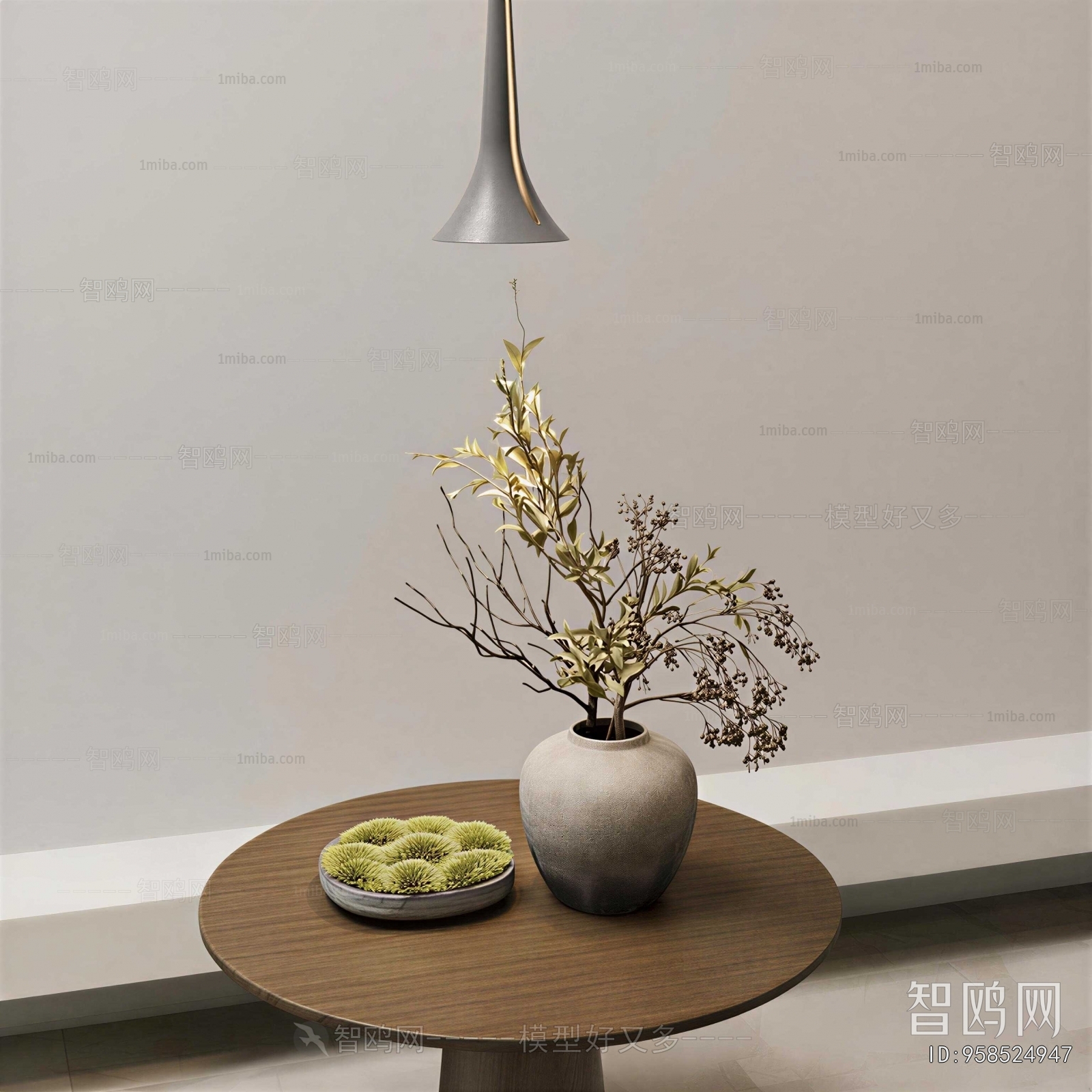 Wabi-sabi Style Dried Branch