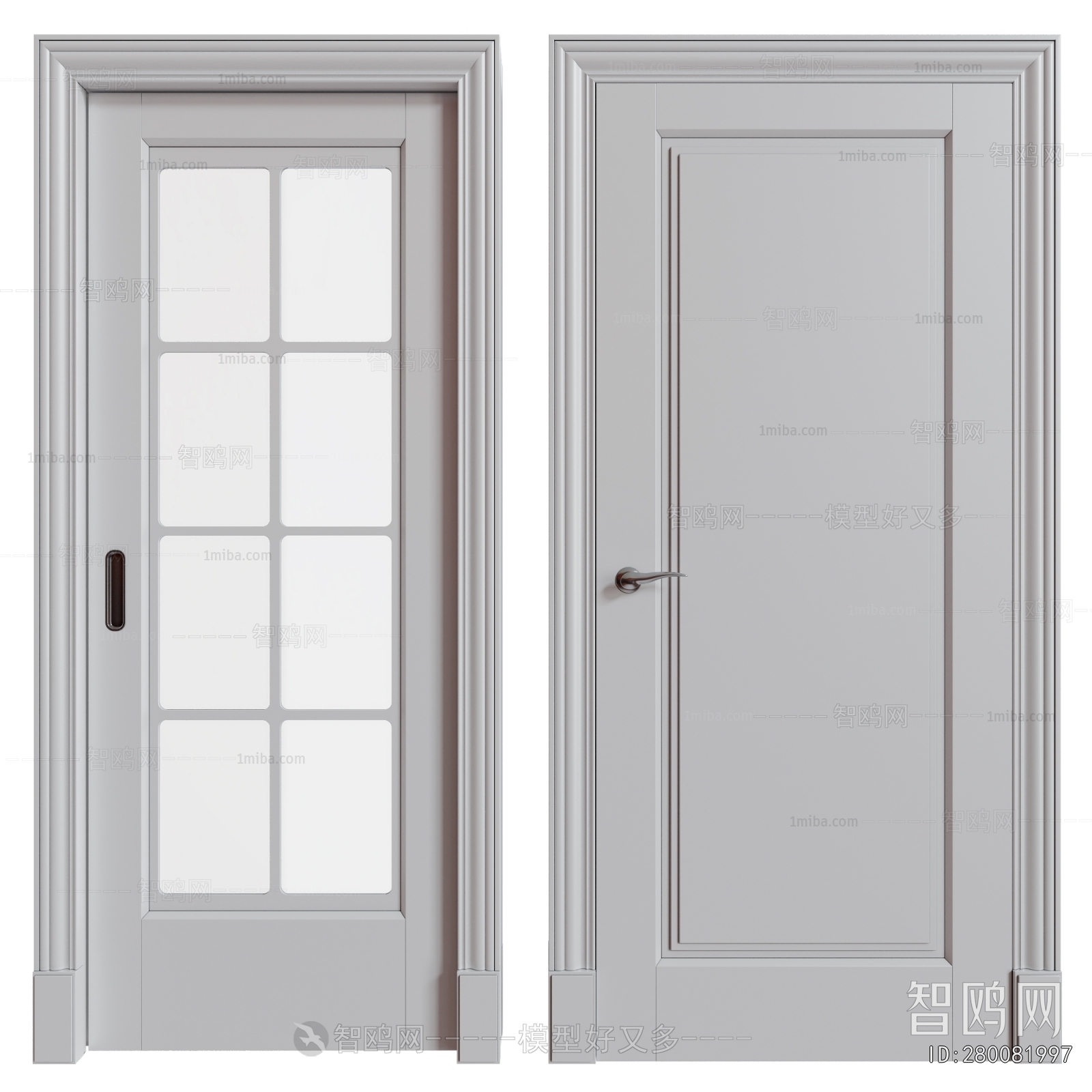 Modern Single Door