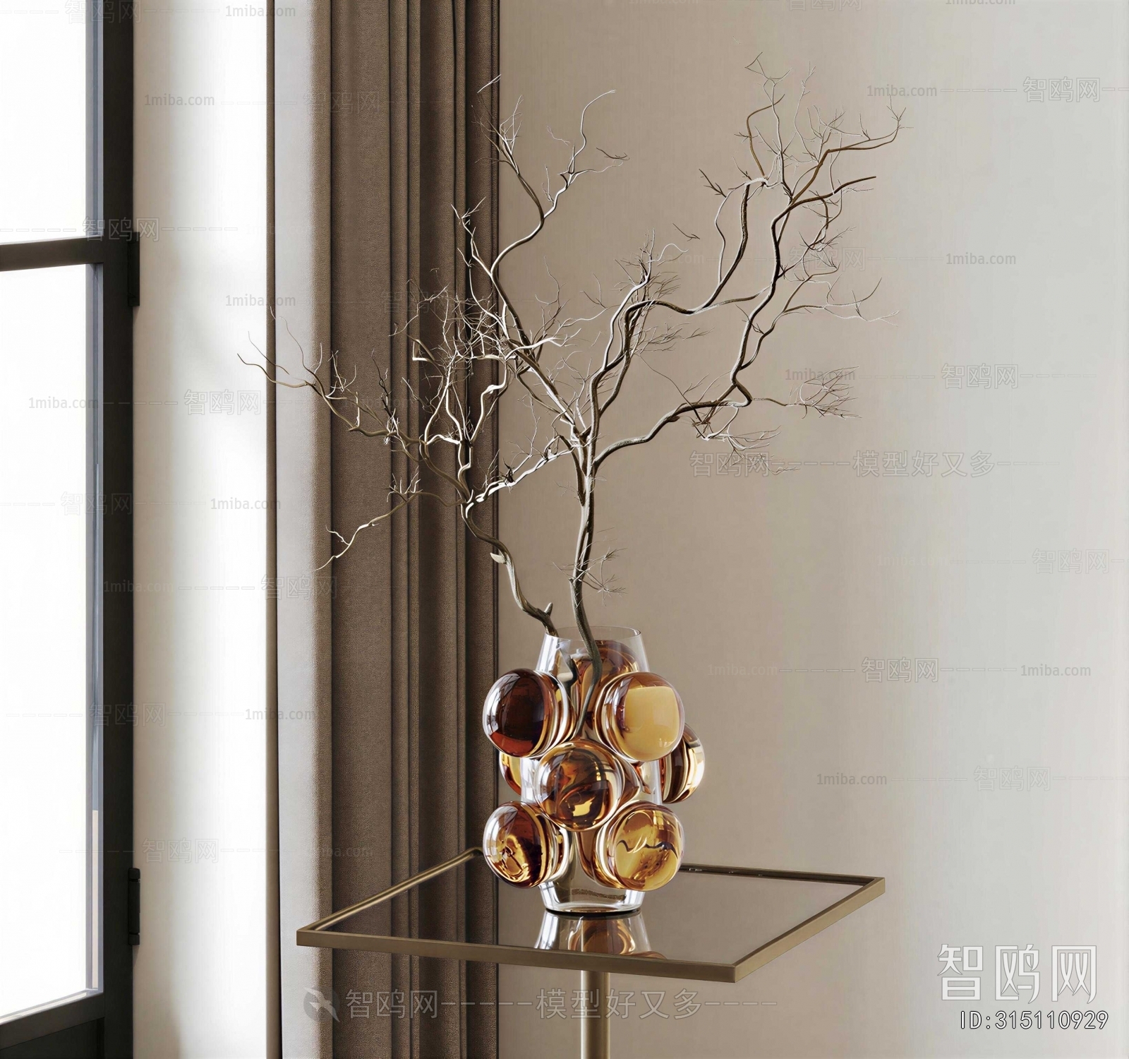 Modern Dried Branch