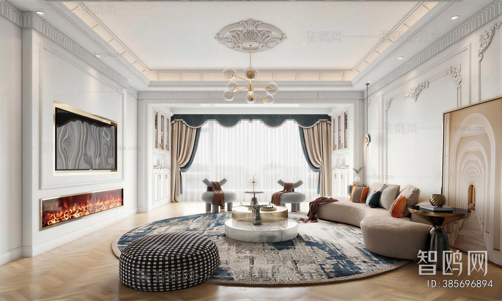 French Style A Living Room