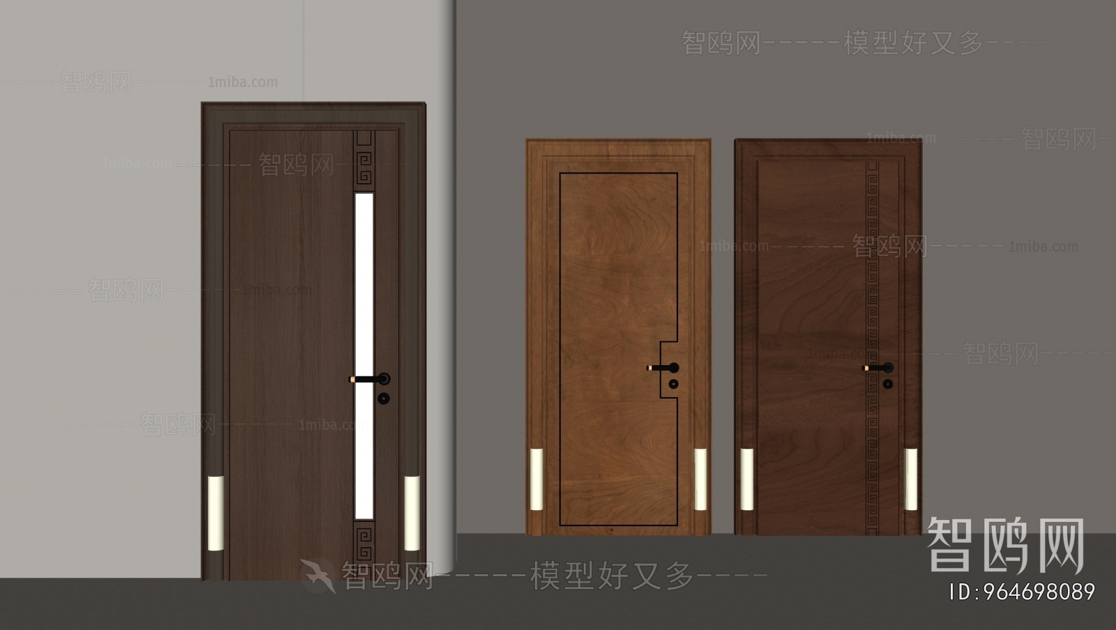 New Chinese Style Single Door
