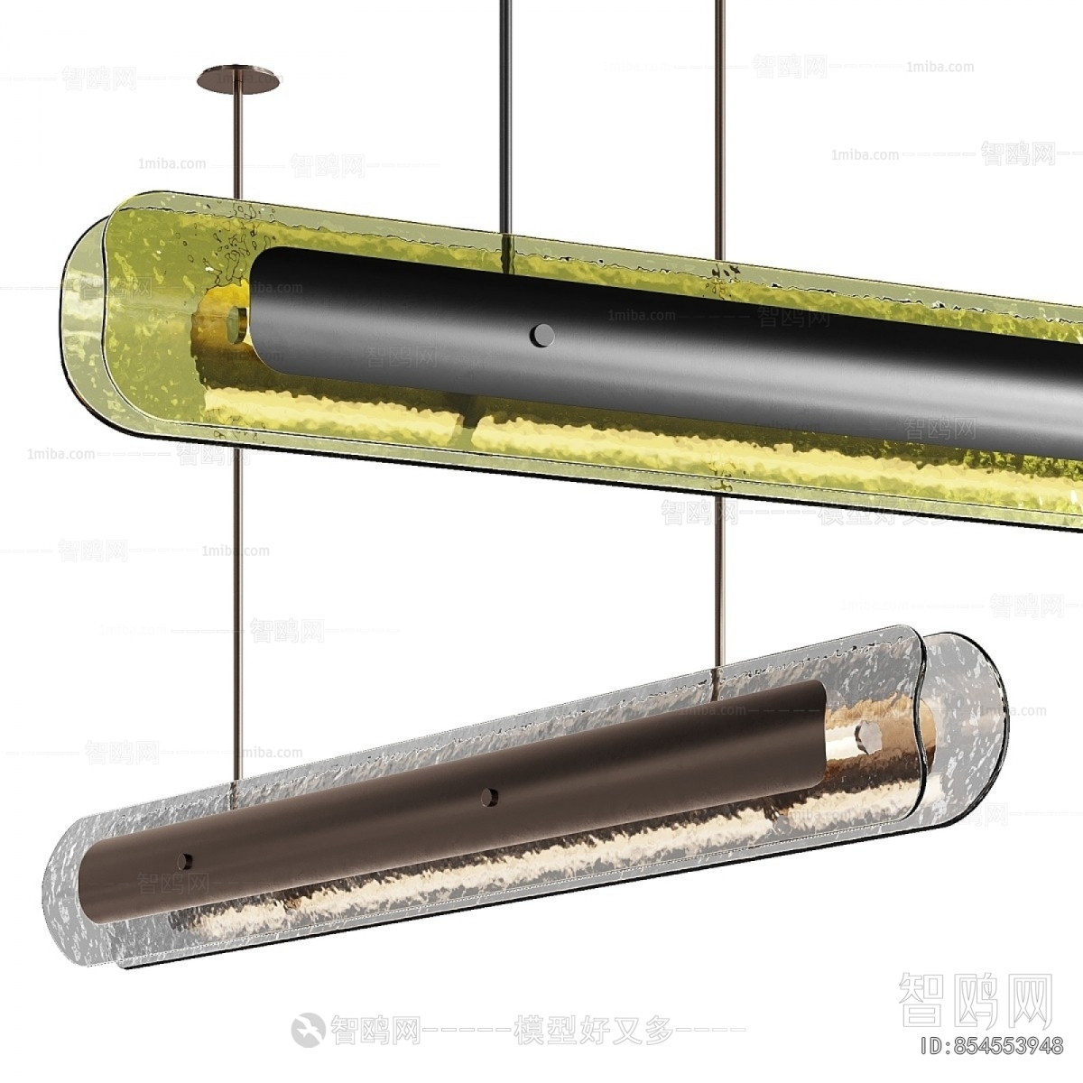 Modern Long Chandelier