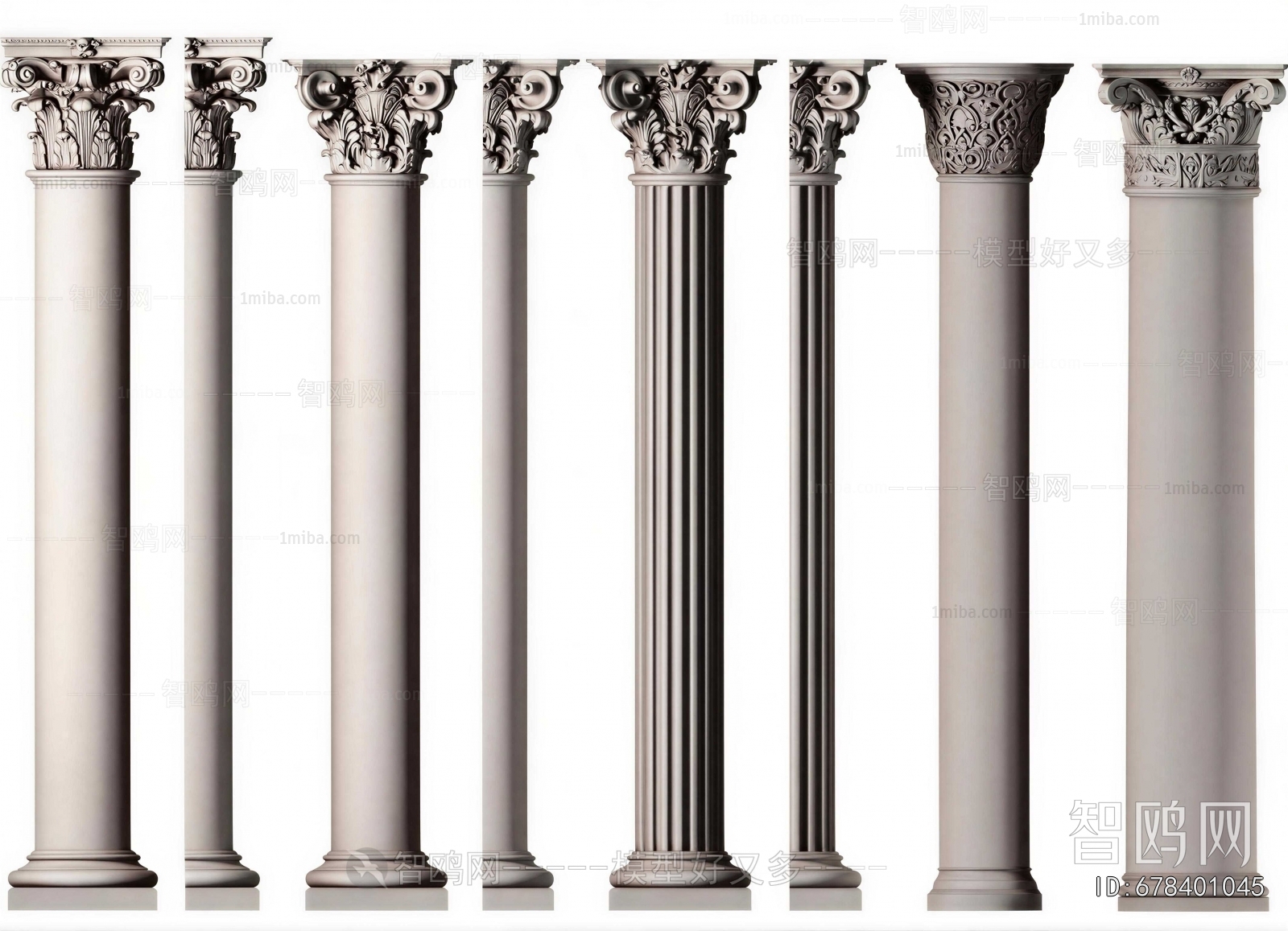 European Style Roman Pillar