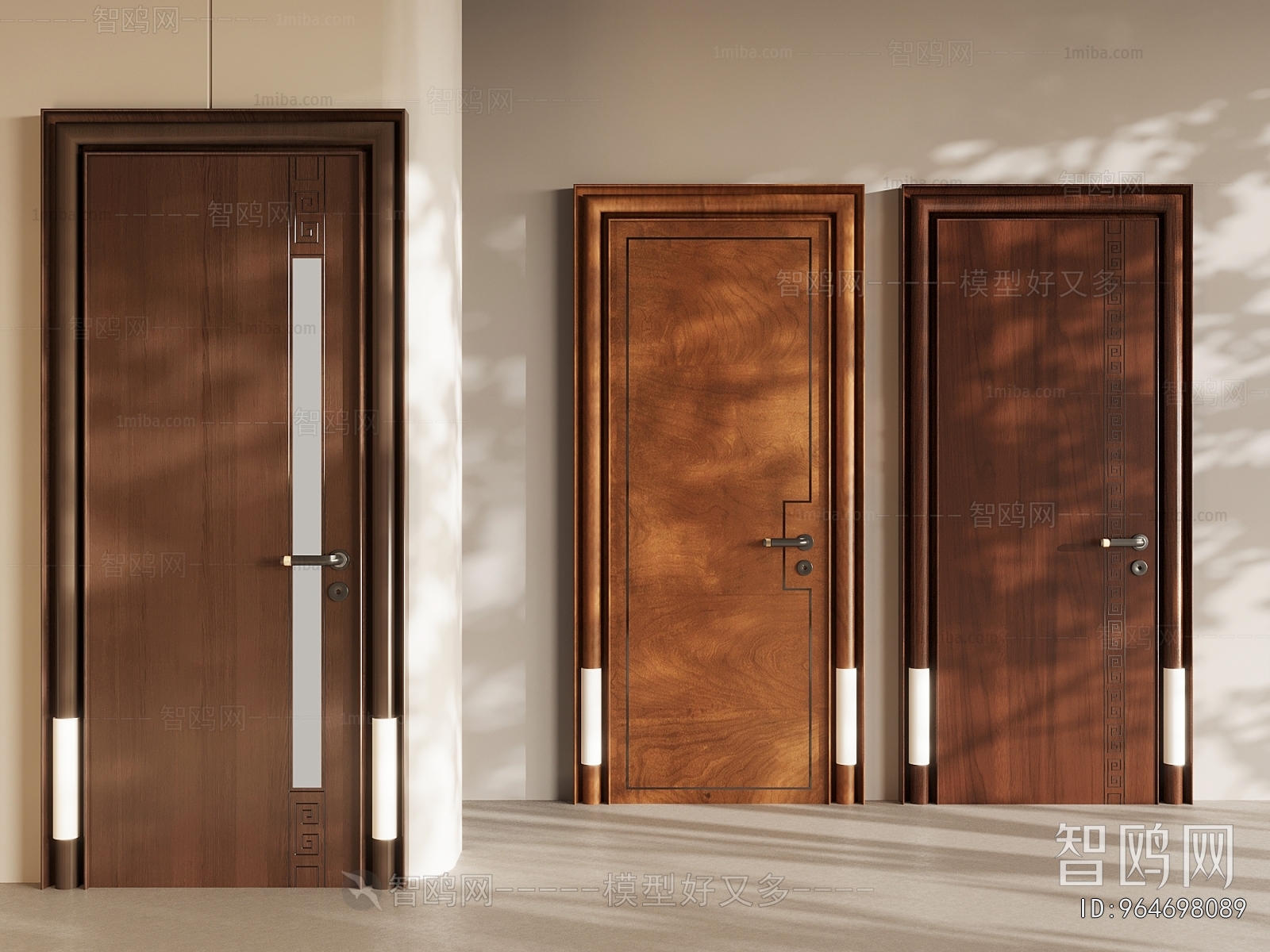 New Chinese Style Single Door
