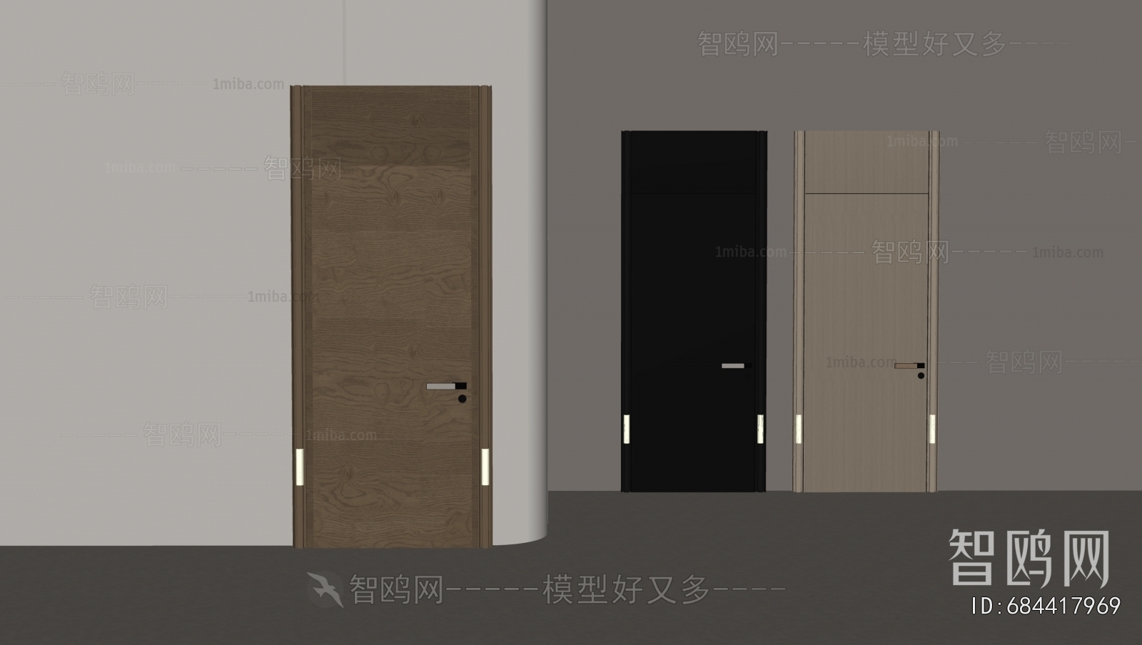 Modern Single Door