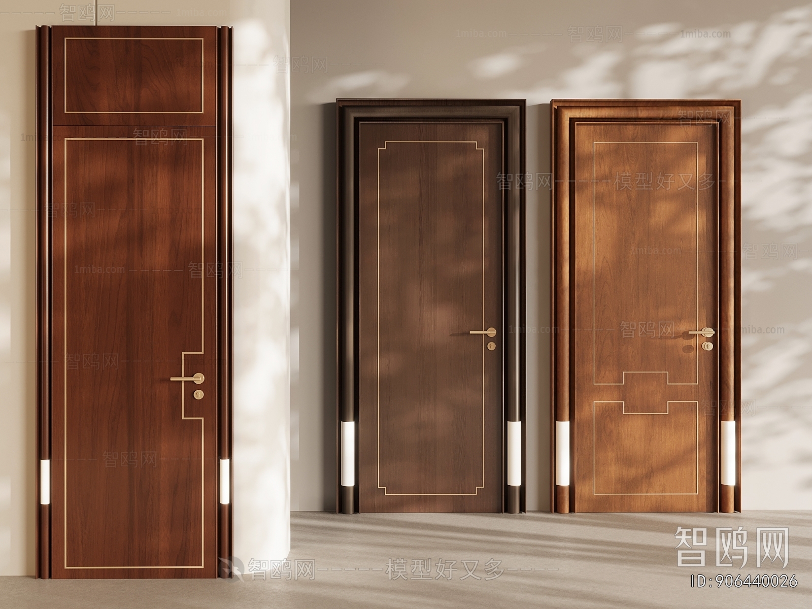 New Chinese Style Single Door