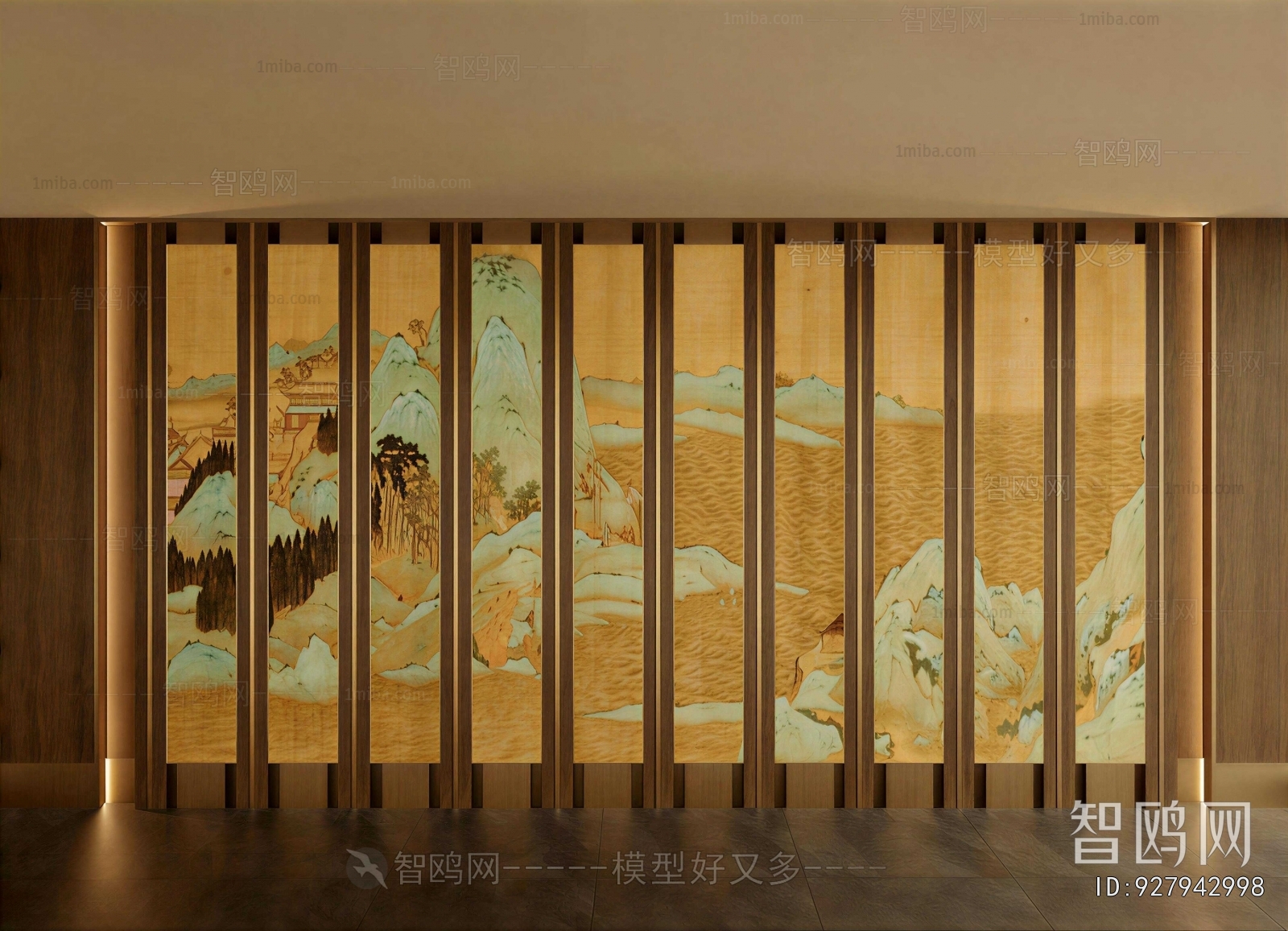 New Chinese Style Wall Panel